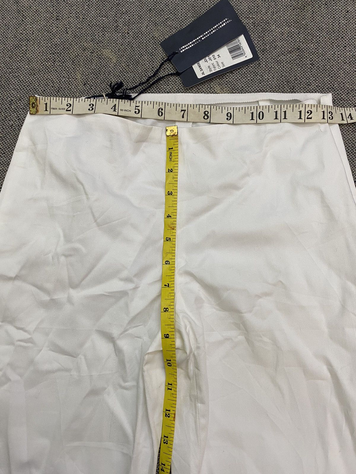 Jil Sander Jil Sander Navy White Casual Pant Size 26" / US 2 / IT 38 - 3 Thumbnail