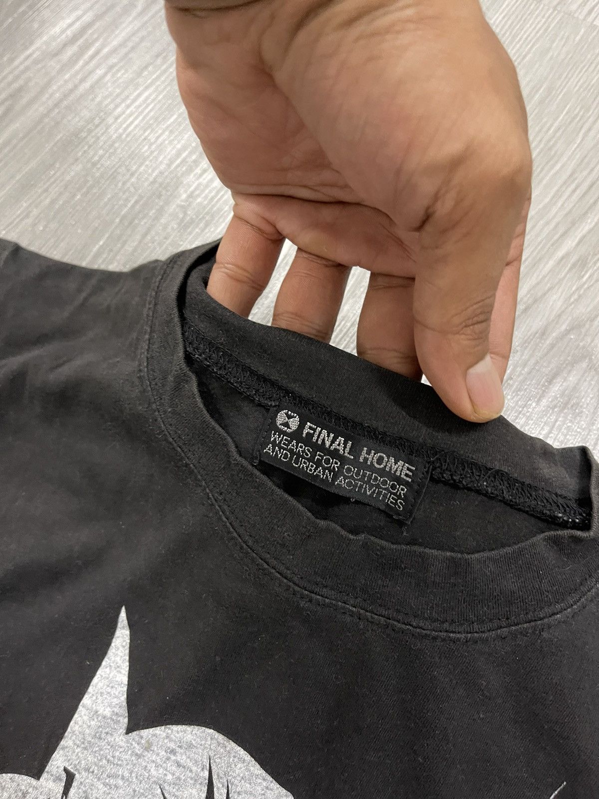 Final Home × Issey Miyake Final Home War Is Over Work black shirt Size S / US 4 / IT 40 - 3 Thumbnail