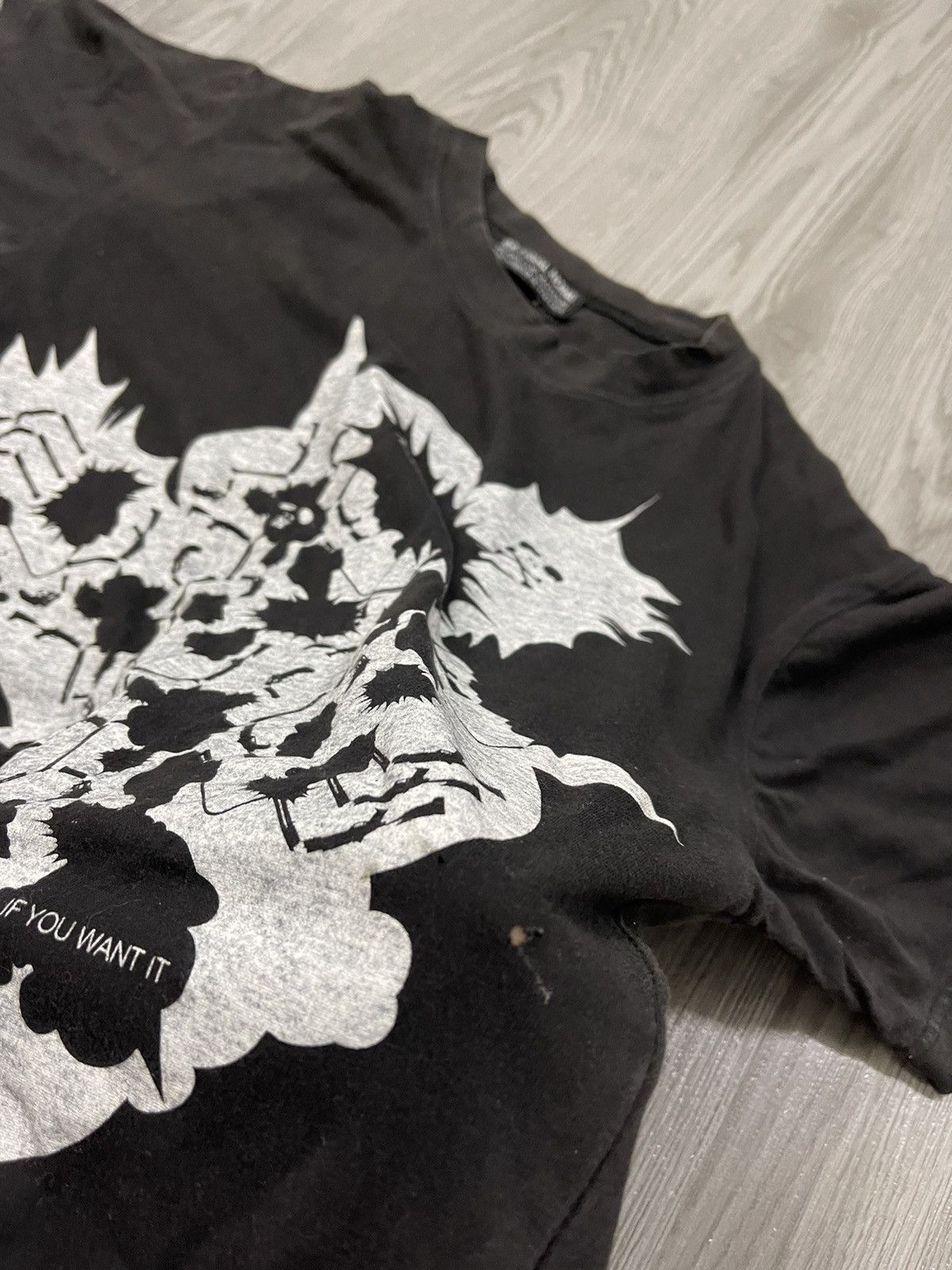Final Home × Issey Miyake Final Home War Is Over Work black shirt Size S / US 4 / IT 40 - 9 Thumbnail