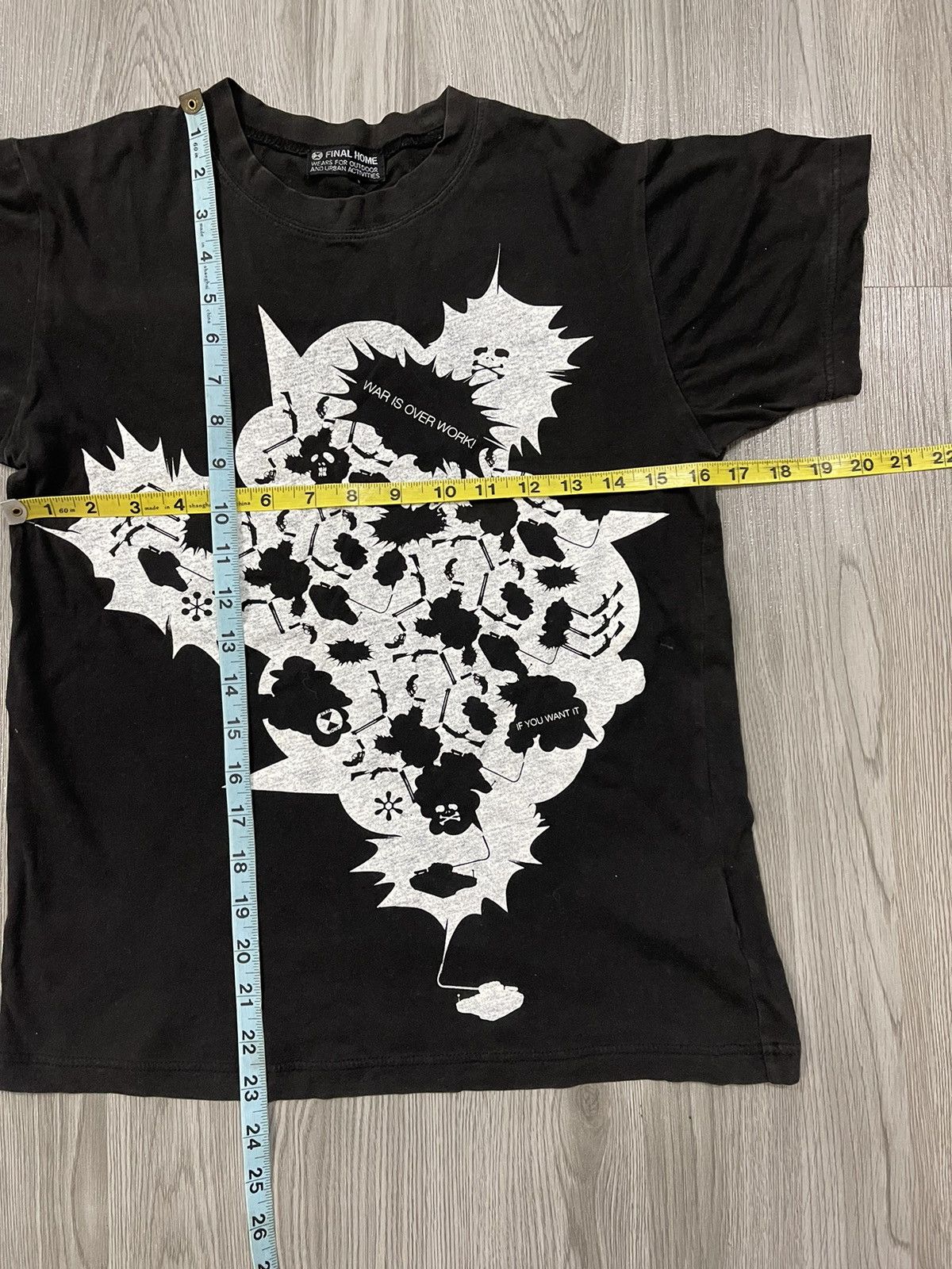 Final Home × Issey Miyake Final Home War Is Over Work black shirt Size S / US 4 / IT 40 - 8 Thumbnail
