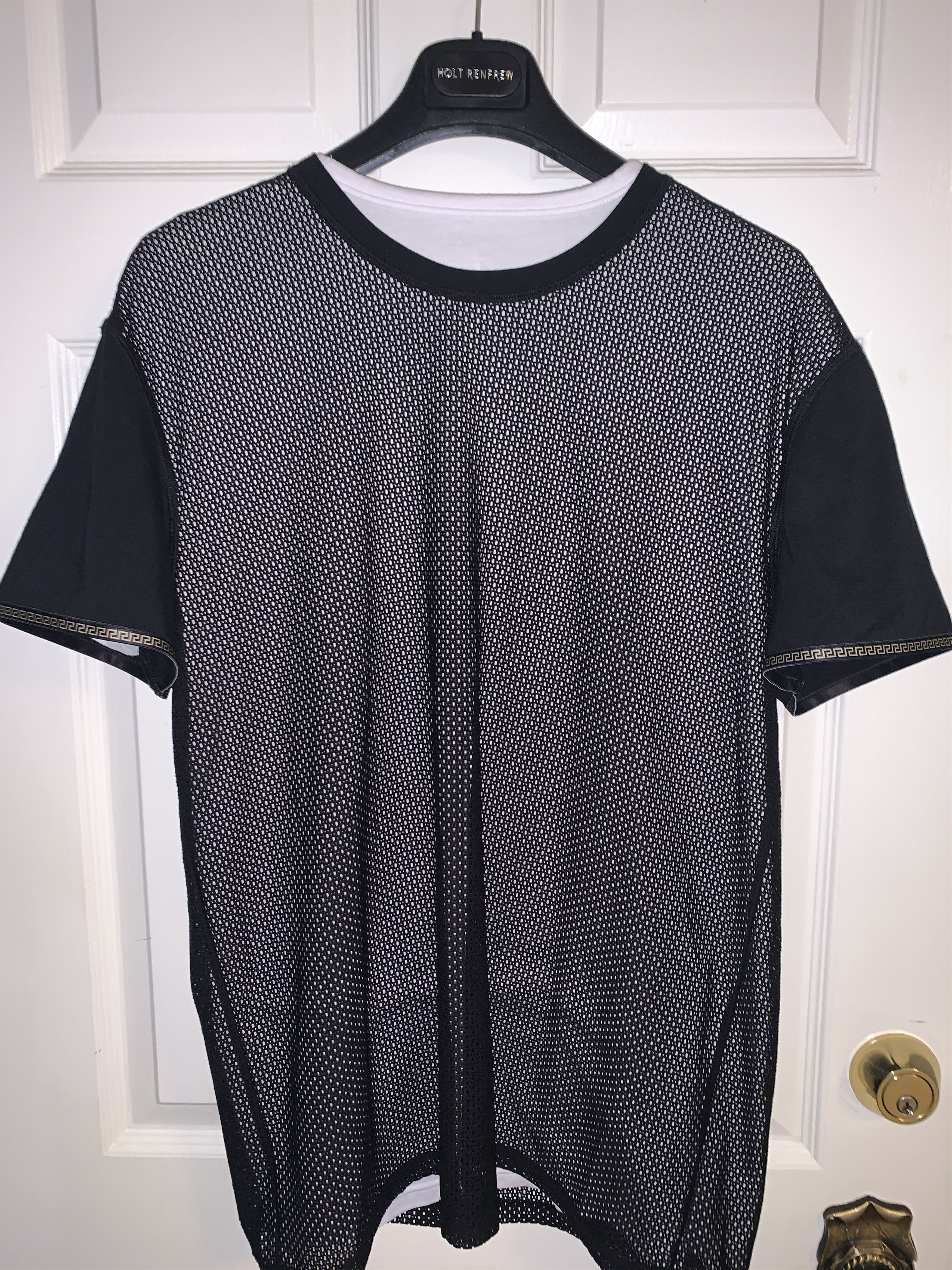 Versace AUTHENTIC VERSACE AMAZING MESH SHIRT SIZE 8 APPROX XL Size US XL / EU 56 / 4 - 2 Thumbnail