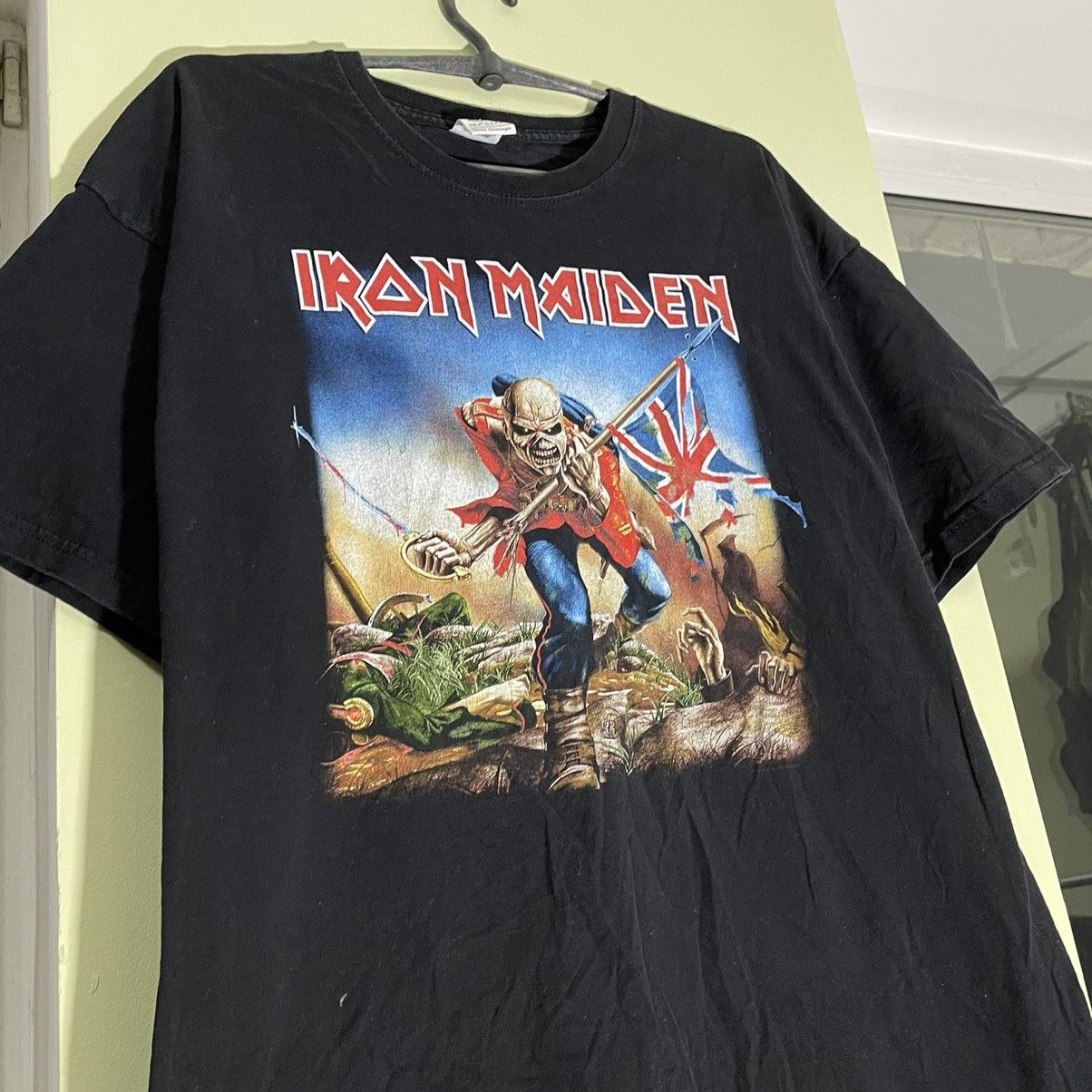 Vintage Vintage Iron Maiden Band Tee Graphic Print Grunge Skate L Size US L / EU 52-54 / 3 - 5 Thumbnail