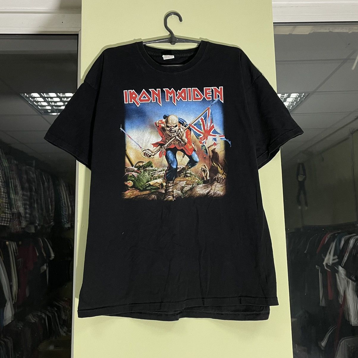 Vintage Vintage Iron Maiden Band Tee Graphic Print Grunge Skate L Size US L / EU 52-54 / 3 - 1 Thumbnail