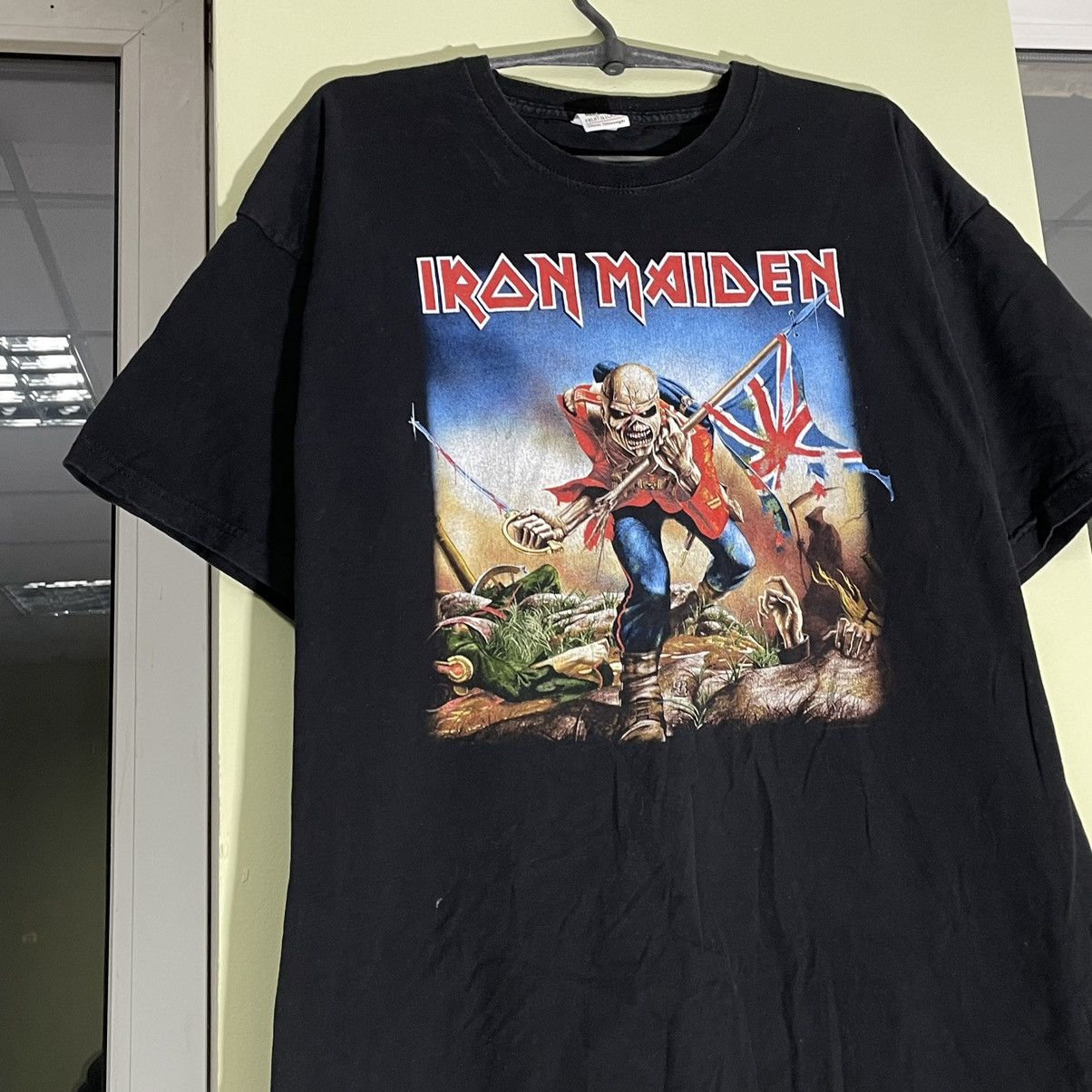 Vintage Vintage Iron Maiden Band Tee Graphic Print Grunge Skate L Size US L / EU 52-54 / 3 - 2 Thumbnail