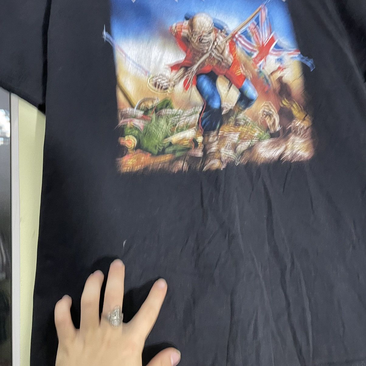 Vintage Vintage Iron Maiden Band Tee Graphic Print Grunge Skate L Size US L / EU 52-54 / 3 - 4 Thumbnail