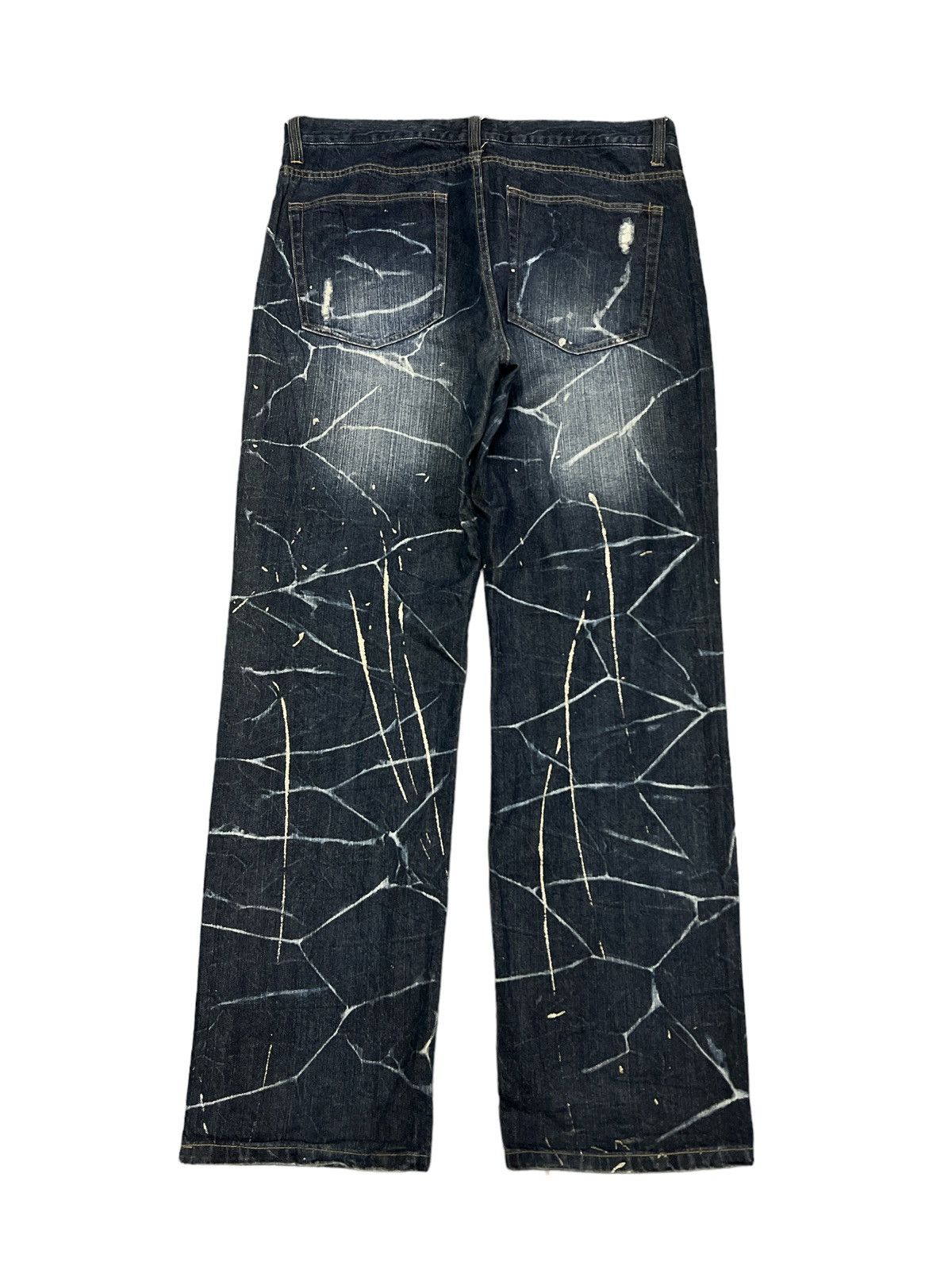 Other ANTFUL THRASHED RIPPED SPLATTER DENIM PANT Size US 38 / EU 54 - 6 Thumbnail