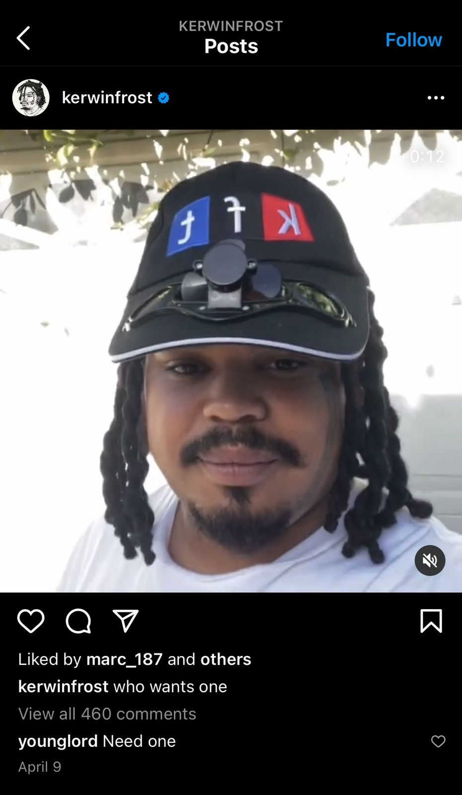 Spaghetti Boys Kerwin Frost Talks Solar Powered Fan KFT Hat Size ONE SIZE - 4 Thumbnail