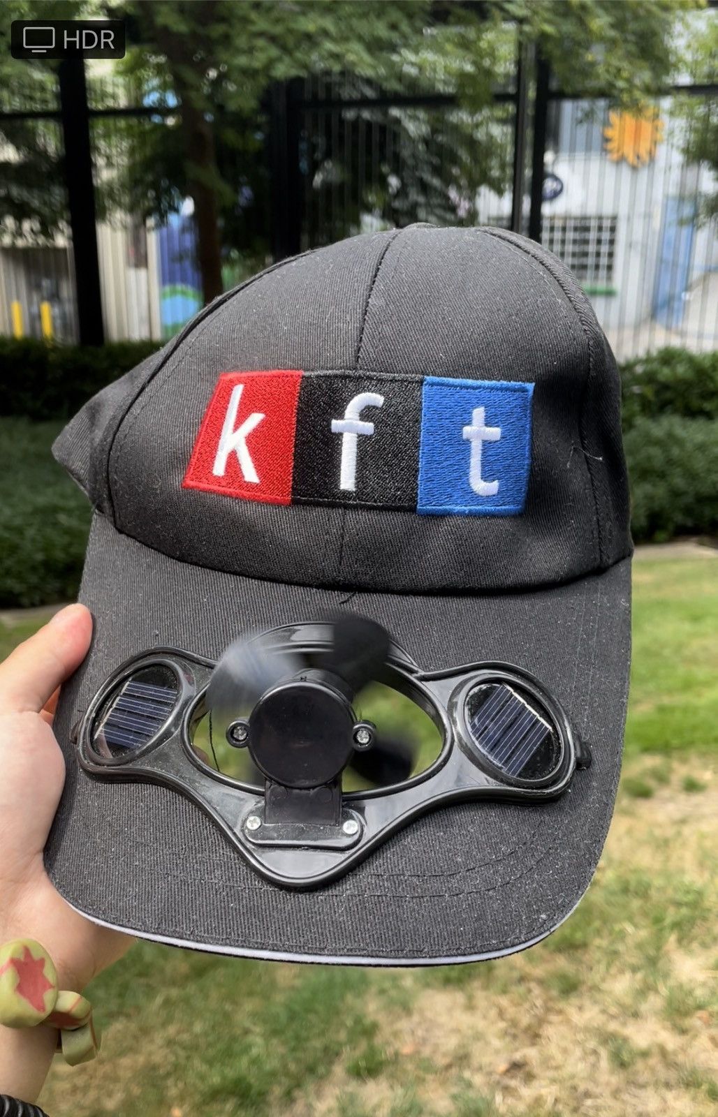 Spaghetti Boys Kerwin Frost Talks Solar Powered Fan KFT Hat Size ONE SIZE - 5 Thumbnail