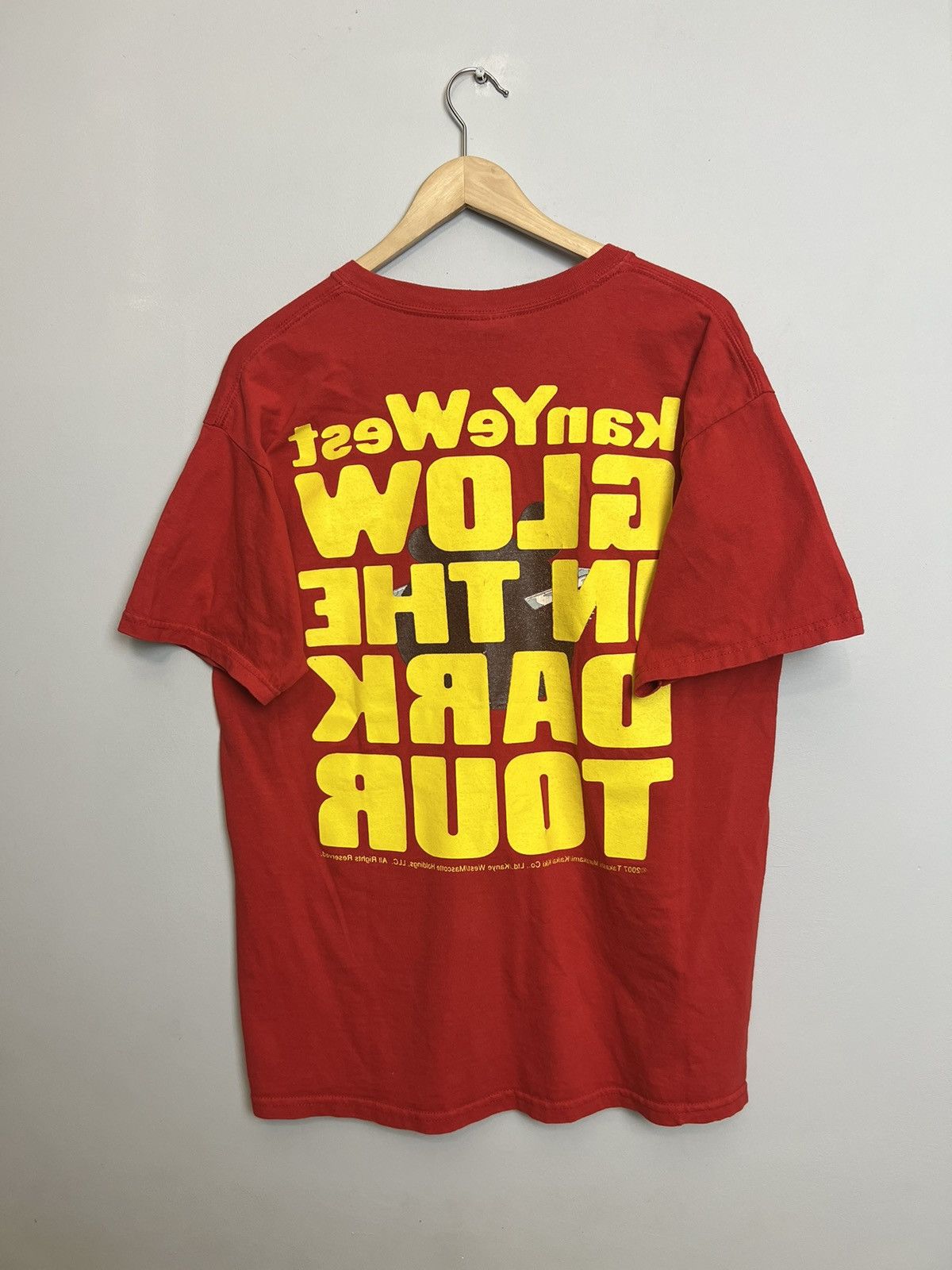 Kanye West Vintage 00s Kanye Daft Punk Glow Dark Murakami Rap Tee rare Size US L / EU 52-54 / 3 - 2 Thumbnail
