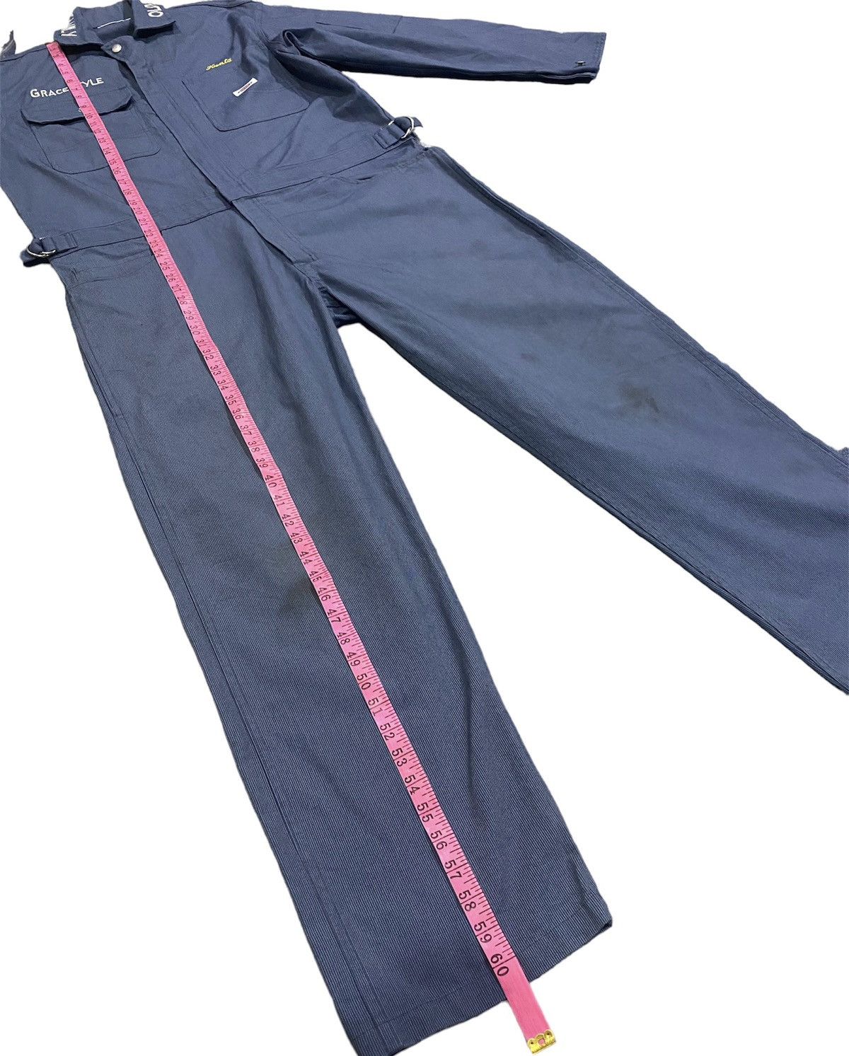 Dickies Vintage Dickies Hickory Stripe Overall Jumpsuit Size US 42 / EU 58 - 17 Thumbnail