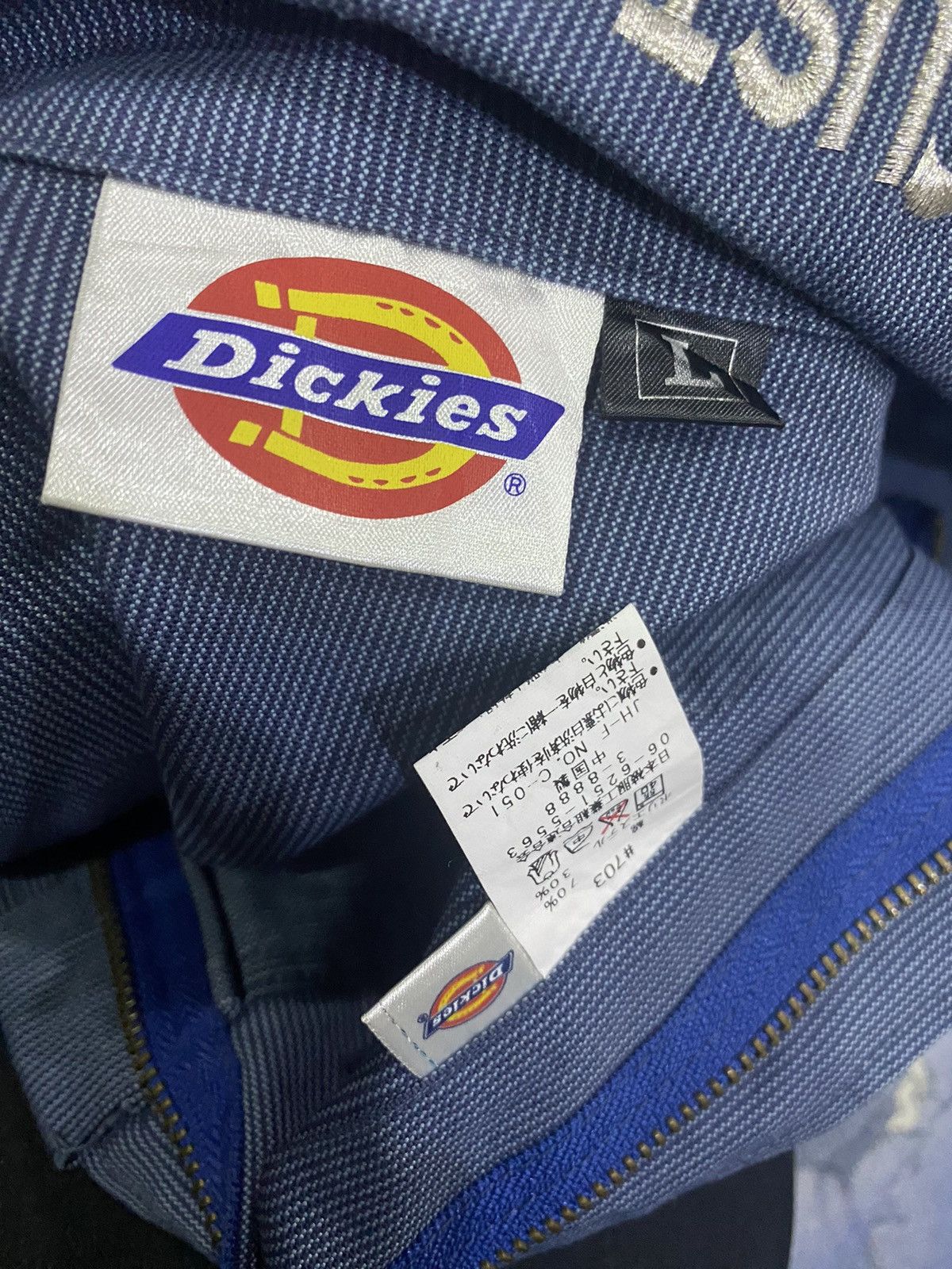 Dickies Vintage Dickies Hickory Stripe Overall Jumpsuit Size US 42 / EU 58 - 7 Thumbnail