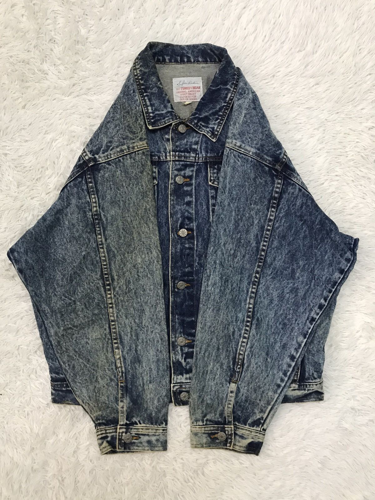 Japanese Brand Vtg Safari Rookie by Turkey Bear Denim Jacket Size US L / EU 52-54 / 3 - 7 Thumbnail
