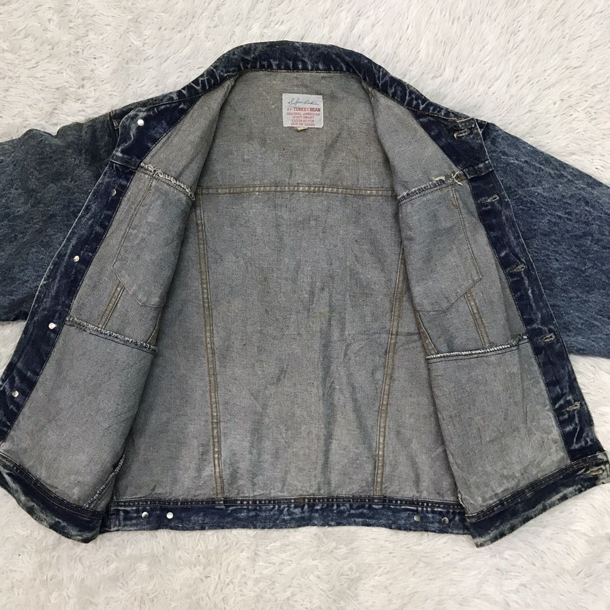 Japanese Brand Vtg Safari Rookie by Turkey Bear Denim Jacket Size US L / EU 52-54 / 3 - 14 Thumbnail
