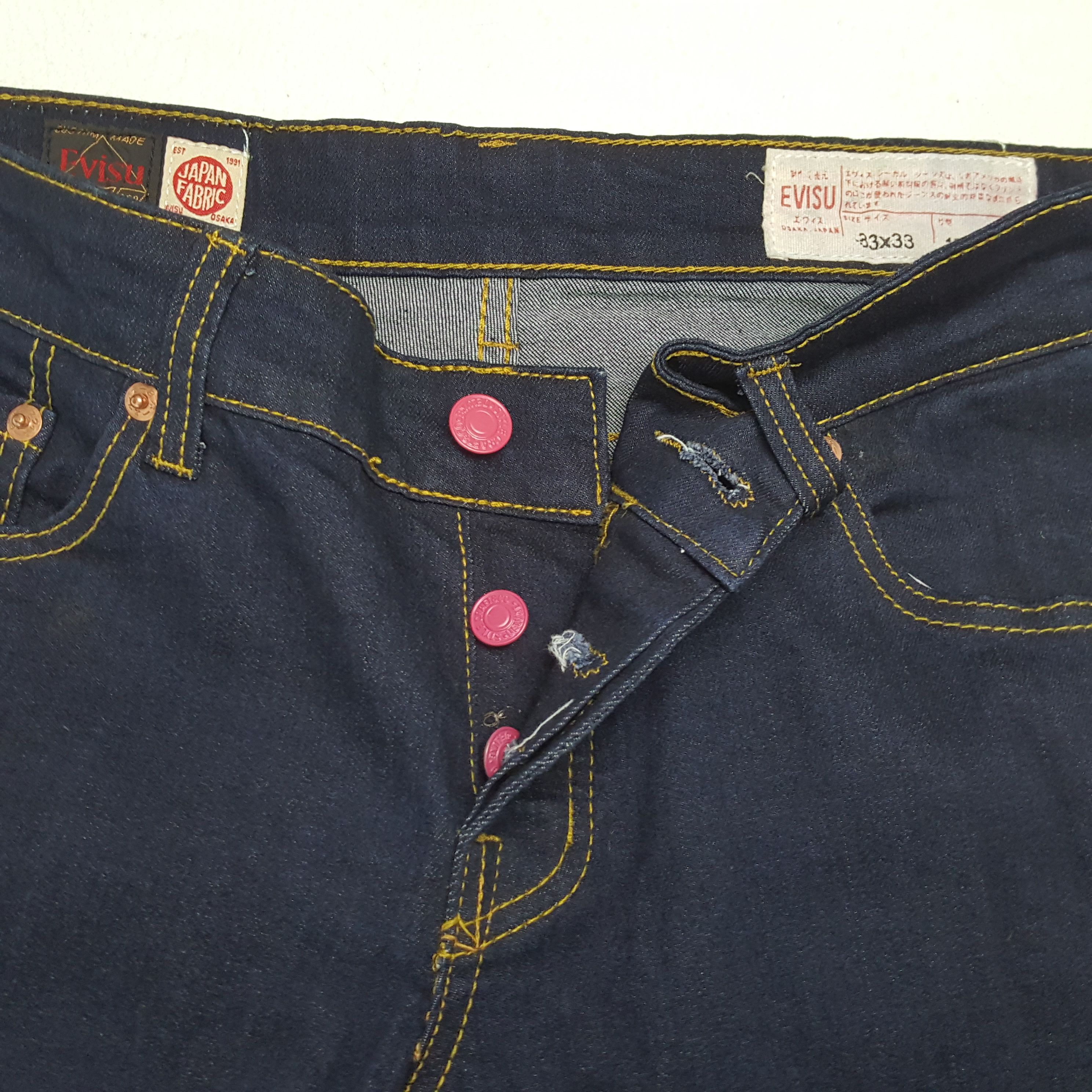 Evisu × Japanese Brand × Vintage Vintage EVISU Japanese Brand Daicock Bootcut Woman's Jeans Size 34" / US 12 / IT 48 - 13 Thumbnail
