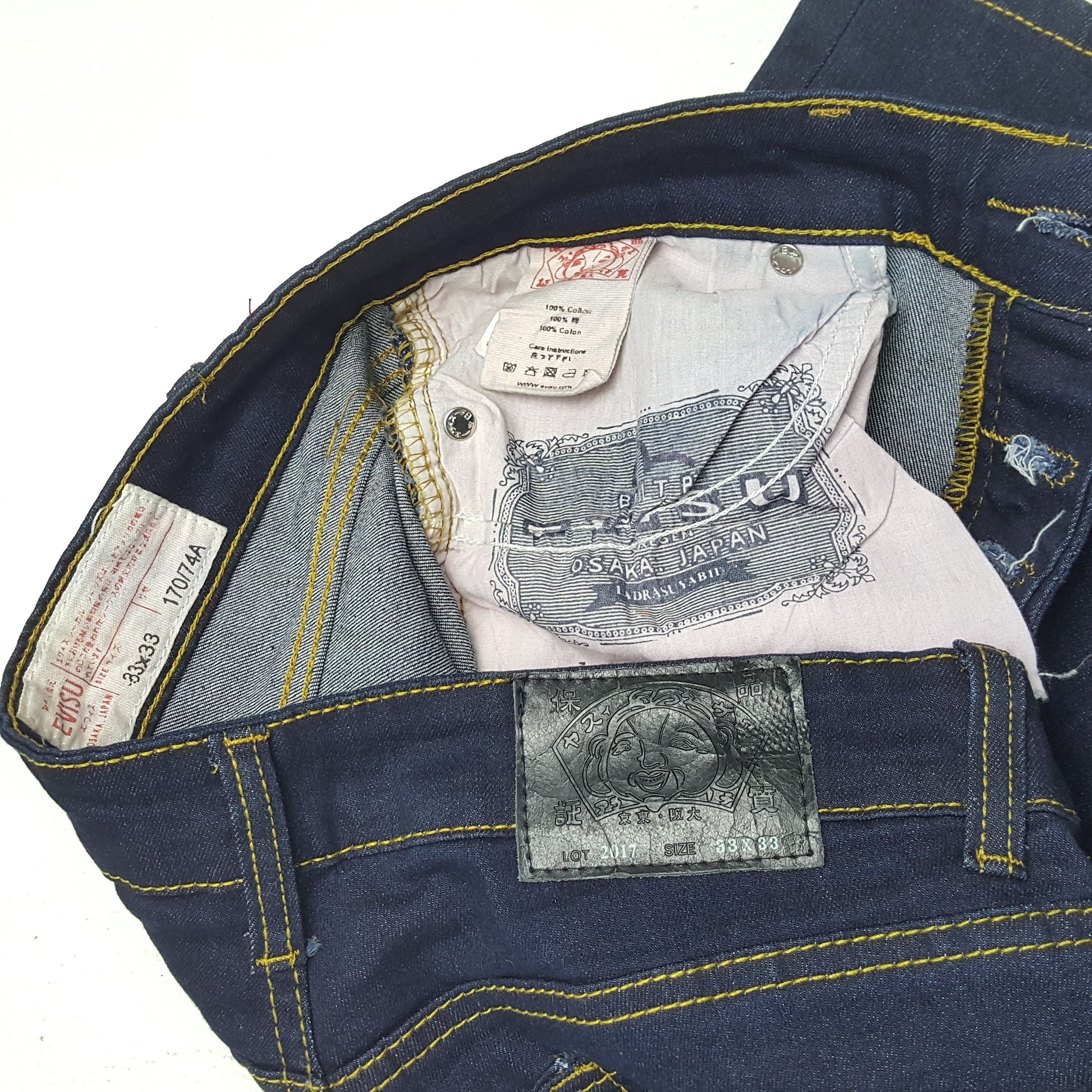Evisu × Japanese Brand × Vintage Vintage EVISU Japanese Brand Daicock Bootcut Woman's Jeans Size 34" / US 12 / IT 48 - 15 Thumbnail