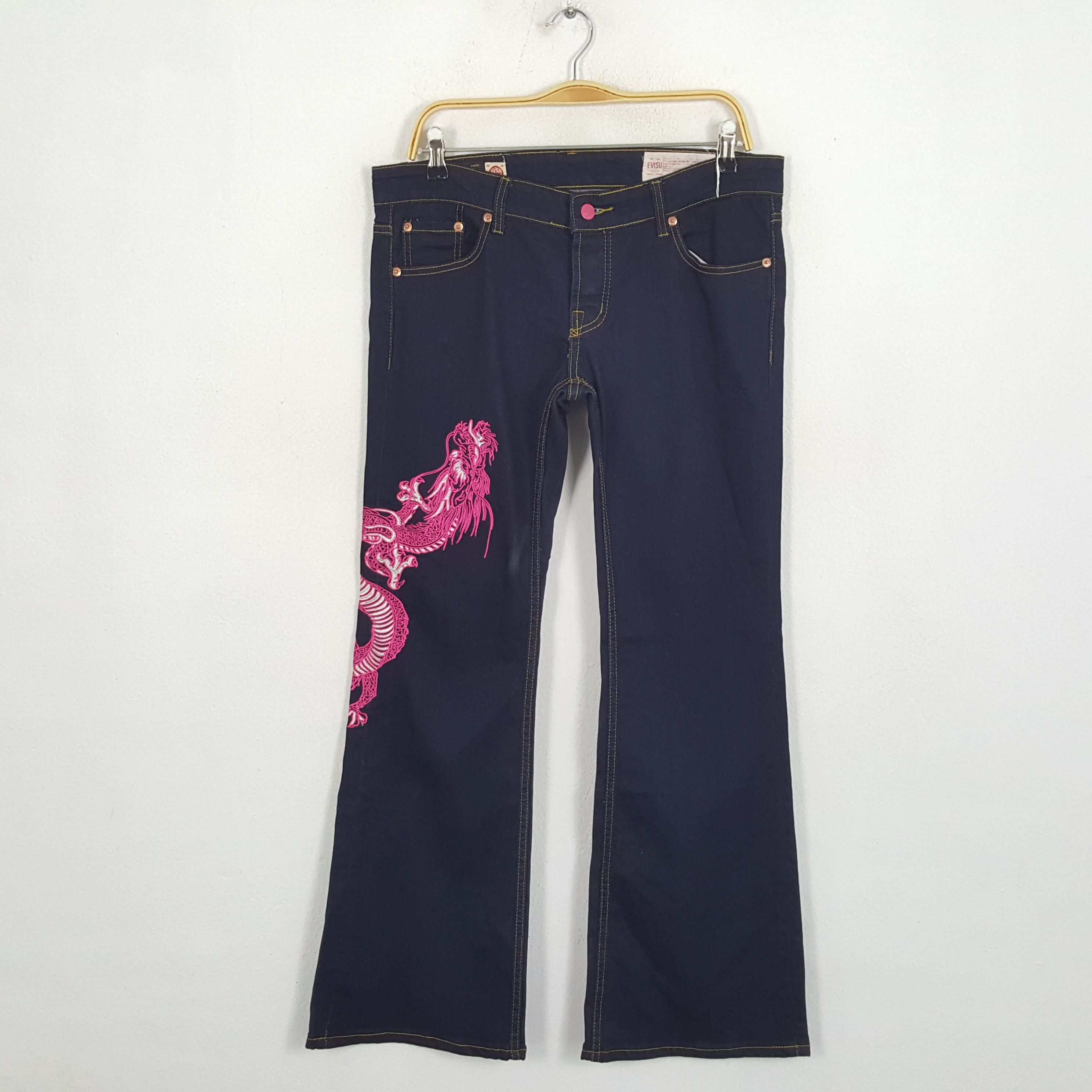 Evisu × Japanese Brand × Vintage Vintage EVISU Japanese Brand Daicock Bootcut Woman's Jeans Size 34" / US 12 / IT 48 - 1 Thumbnail