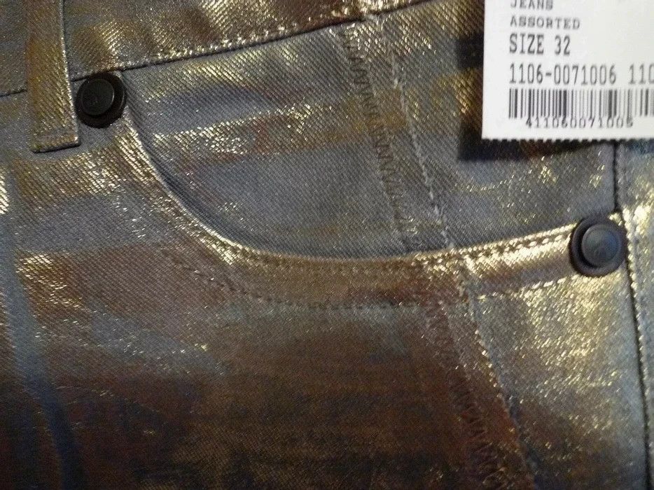 Jeans Biker John Galliano – Style Motard – Délavé – Neuf Avec étiquettes – Fabriqué En Italie