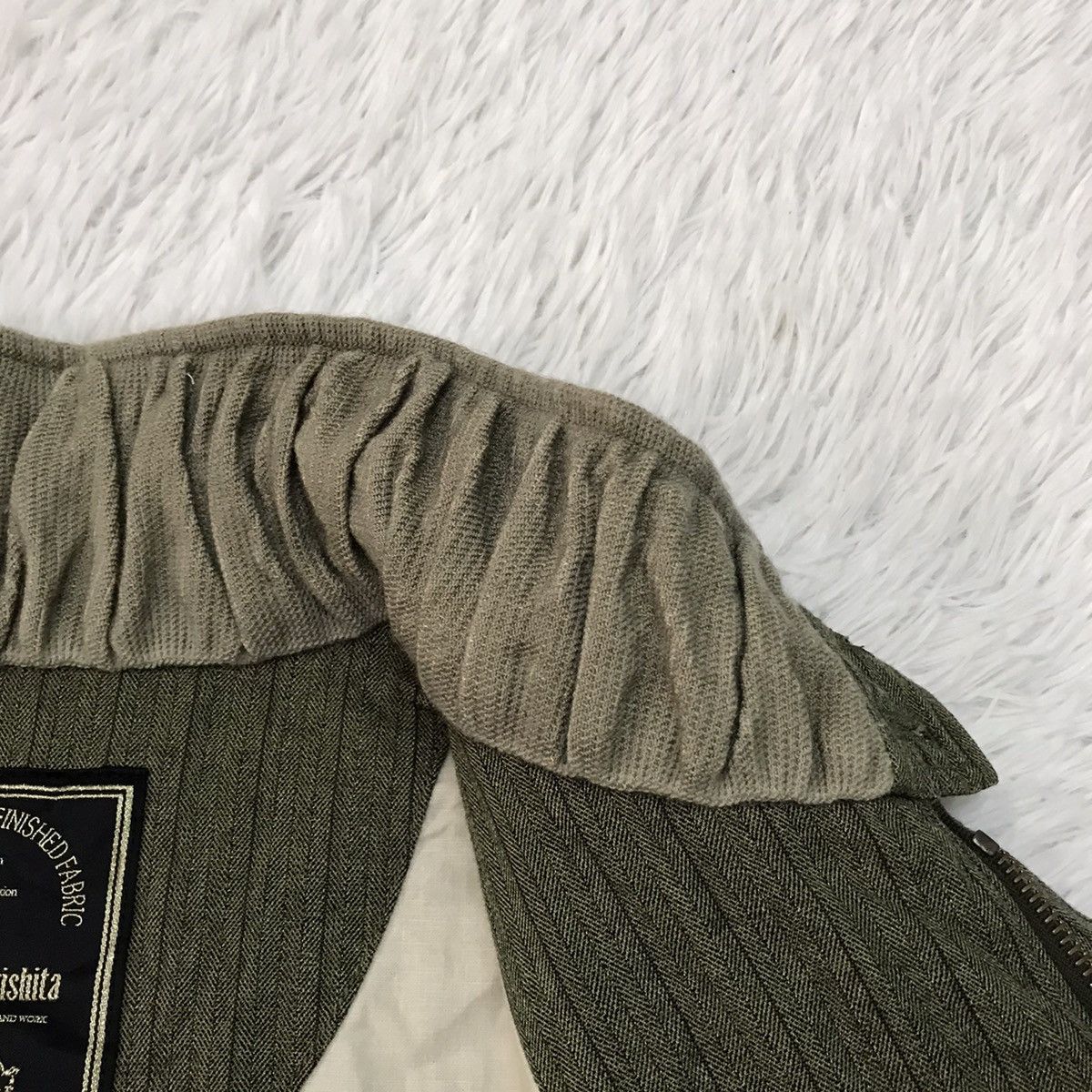 Japanese Brand Kiminori Morishita Rib Knit Jacket Size S / US 4 / IT 40 - 7 Thumbnail