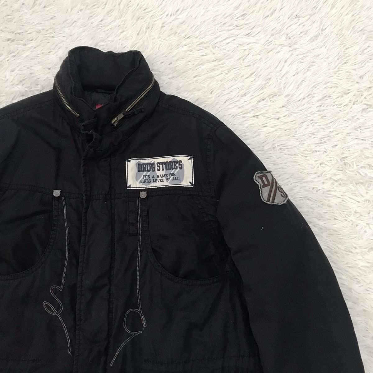 Japanese Brand Steals Design & Nice Printed Drug Stores Jacket Size US L / EU 52-54 / 3 - 5 Thumbnail