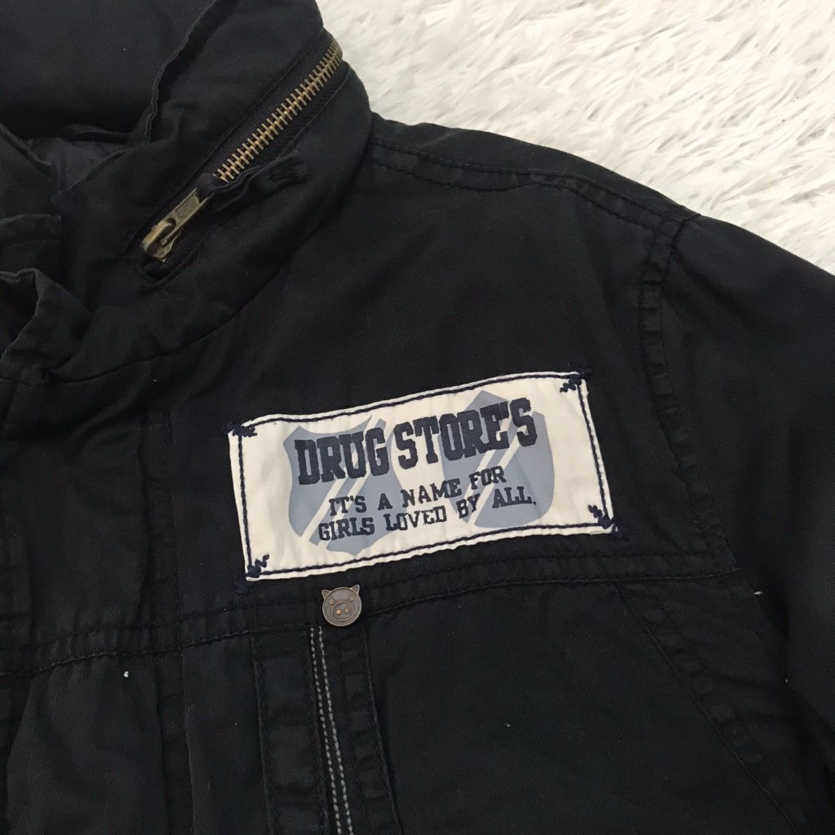 Japanese Brand Steals Design & Nice Printed Drug Stores Jacket Size US L / EU 52-54 / 3 - 7 Thumbnail
