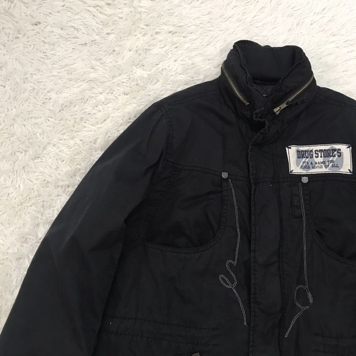 Japanese Brand Steals Design & Nice Printed Drug Stores Jacket Size US L / EU 52-54 / 3 - 6 Thumbnail