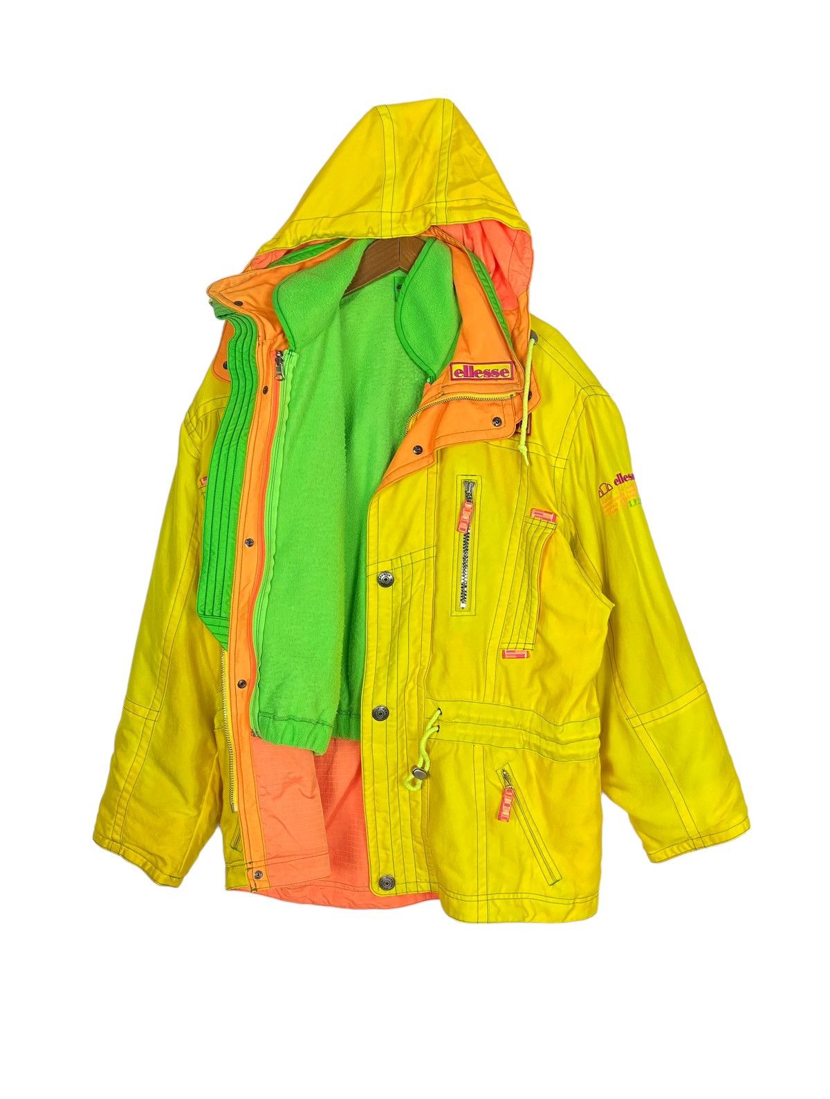 Mens Hoodies Deals Ellesse Ellesse Yellow Sweatshirt Rare