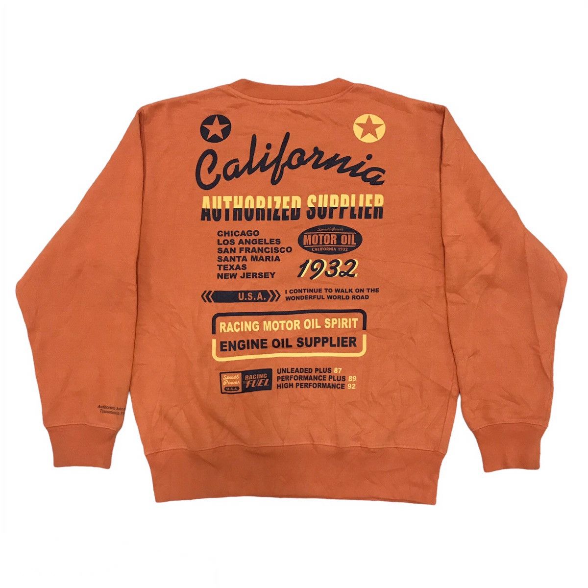 Japanese Brand 💥Steals💥76 Lubricants Motor Oil California Sweatshirt Size US L / EU 52-54 / 3 - 2 Thumbnail