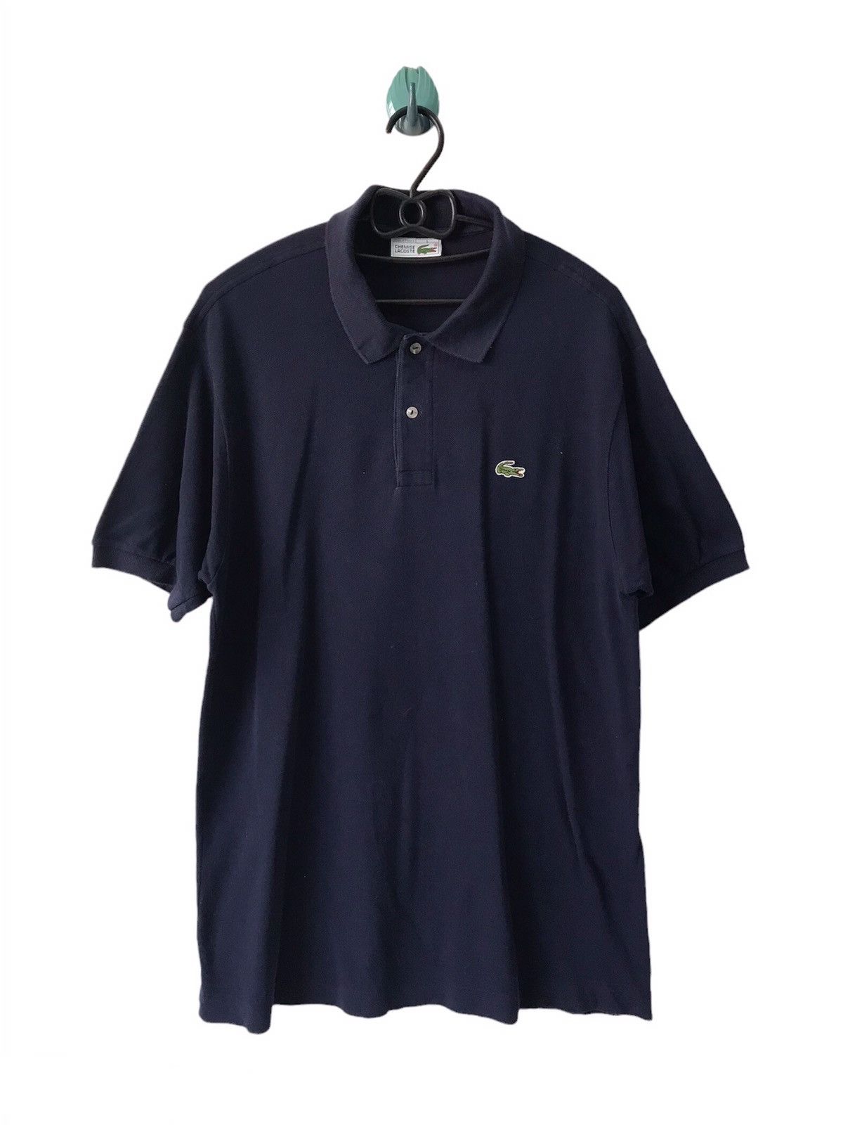 💥Steals💥Vtg Chemise Lacoste Collar Tee Made in France