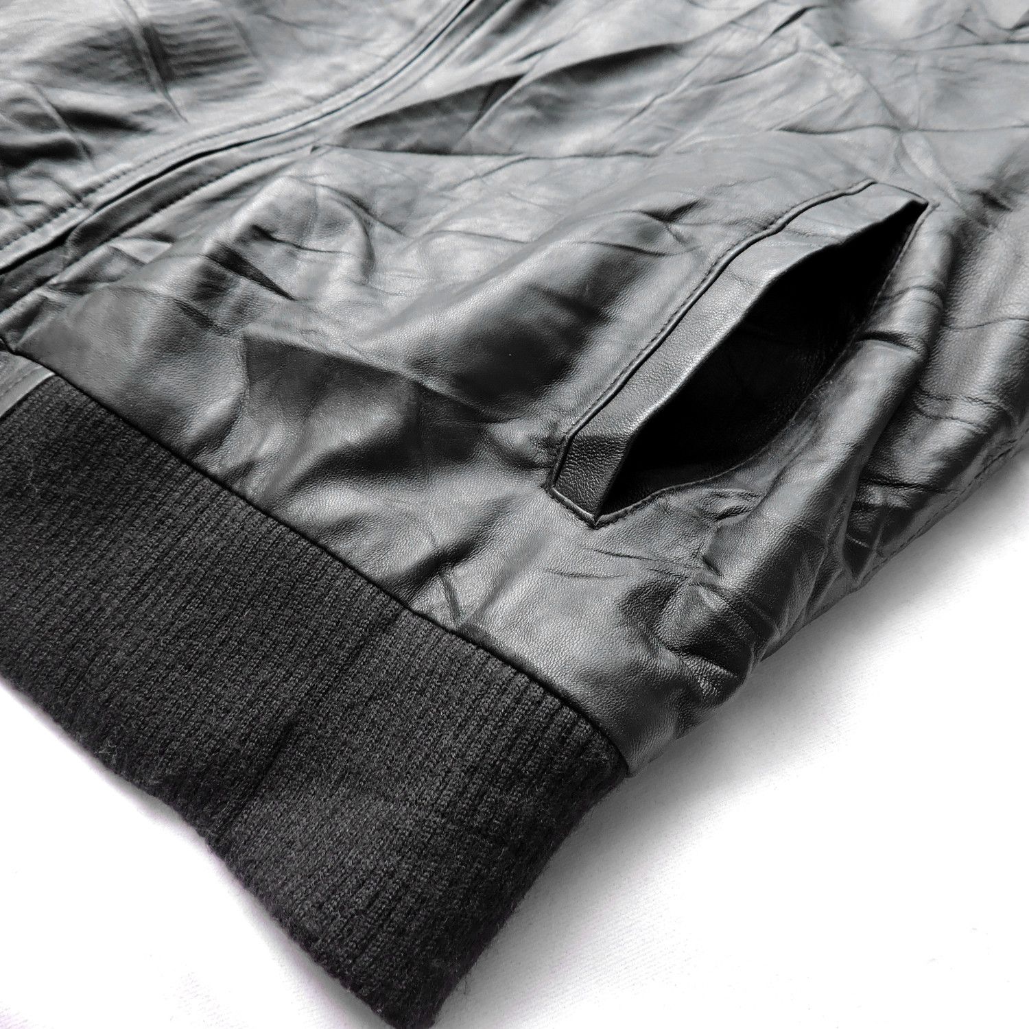 Schott × Vintage Schott Track Leather Jacket Size US L / EU 52-54 / 3 - 9 Thumbnail