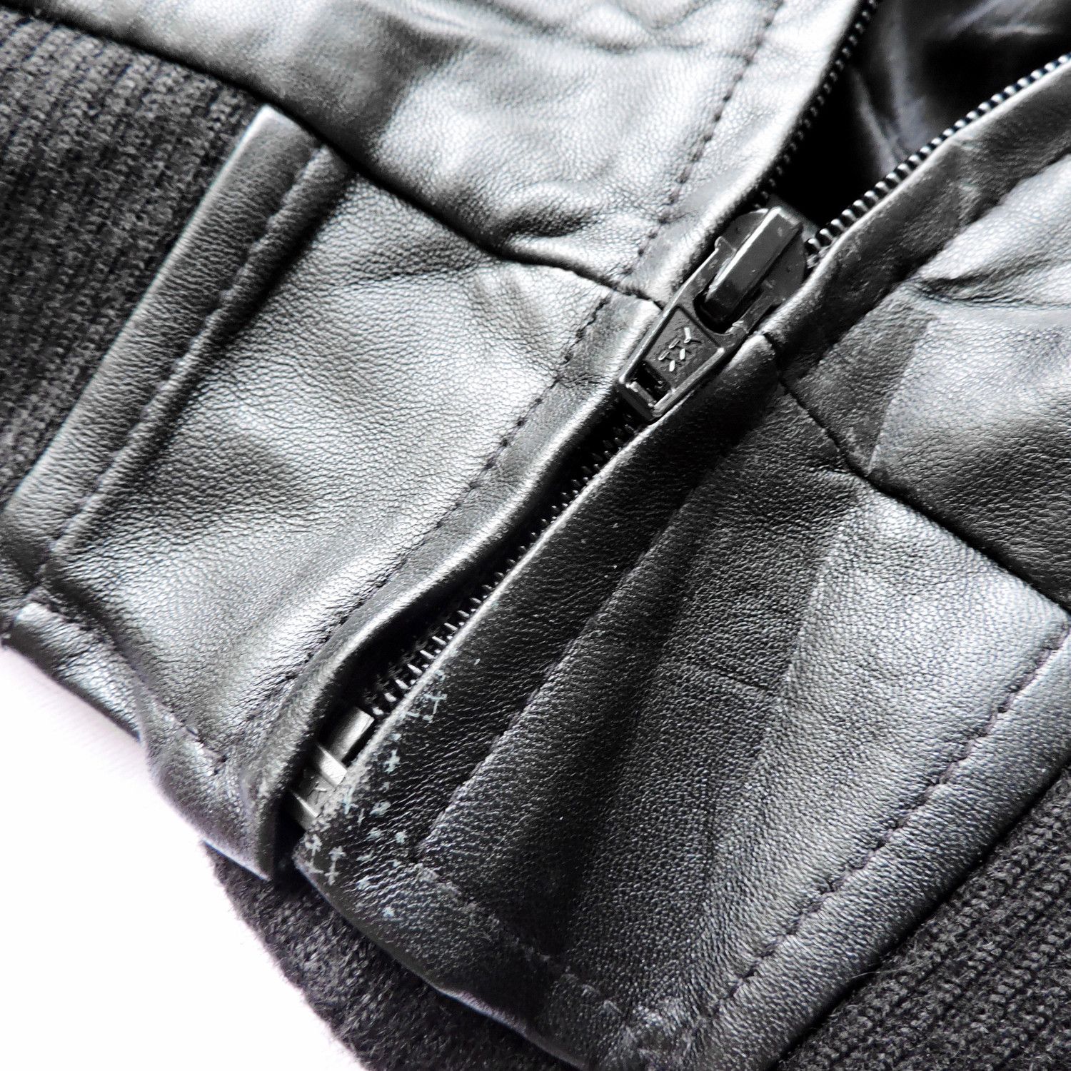 Schott × Vintage Schott Track Leather Jacket Size US L / EU 52-54 / 3 - 7 Thumbnail