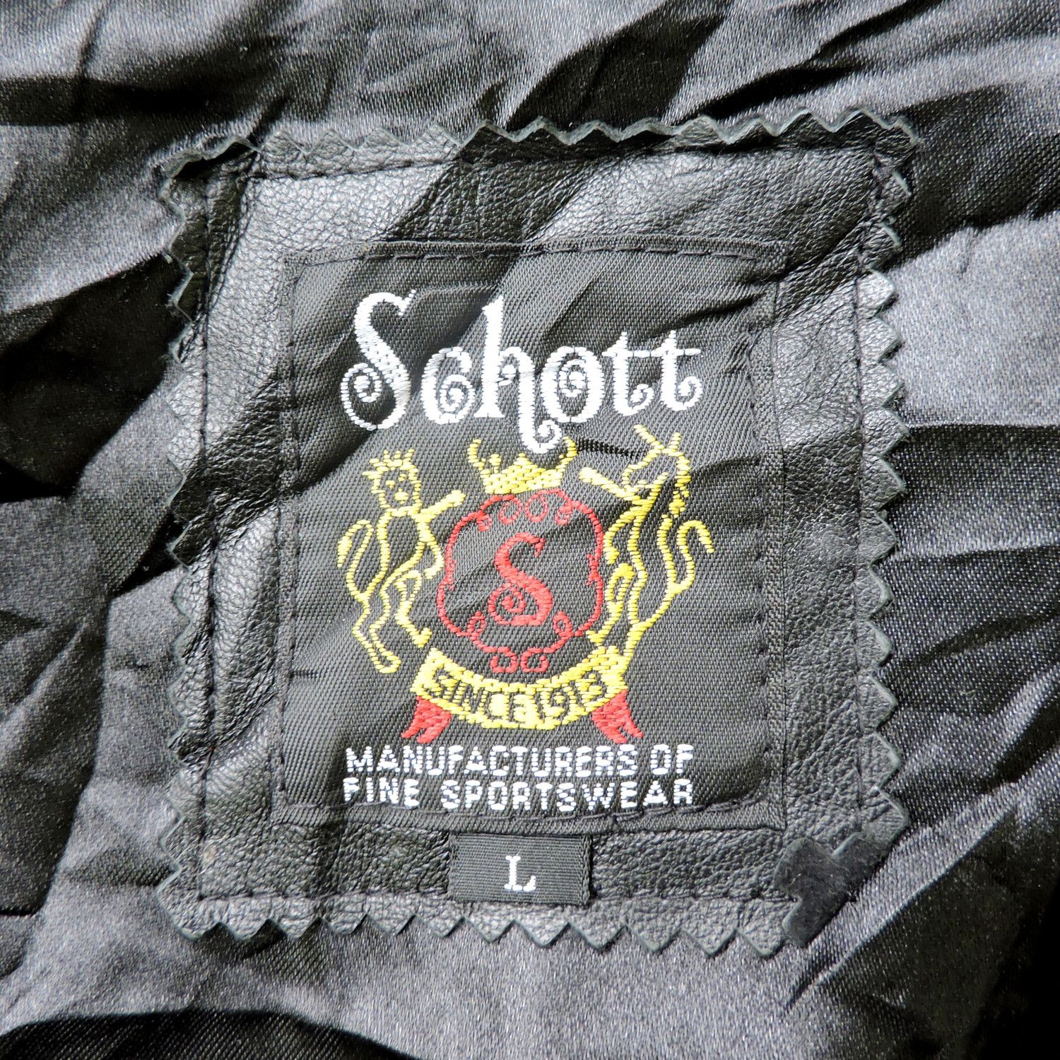 Schott × Vintage Schott Track Leather Jacket Size US L / EU 52-54 / 3 - 4 Thumbnail