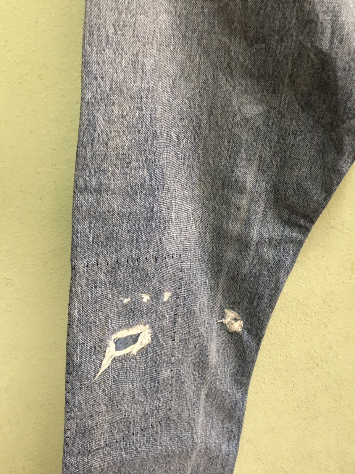 Japanese Brand Rna Slang Jeans Thrashed Punk Size US 33 - 10 Thumbnail