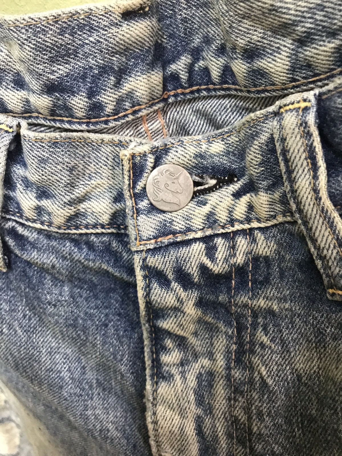 Japanese Brand Rna Slang Jeans Thrashed Punk Size US 33 - 6 Thumbnail