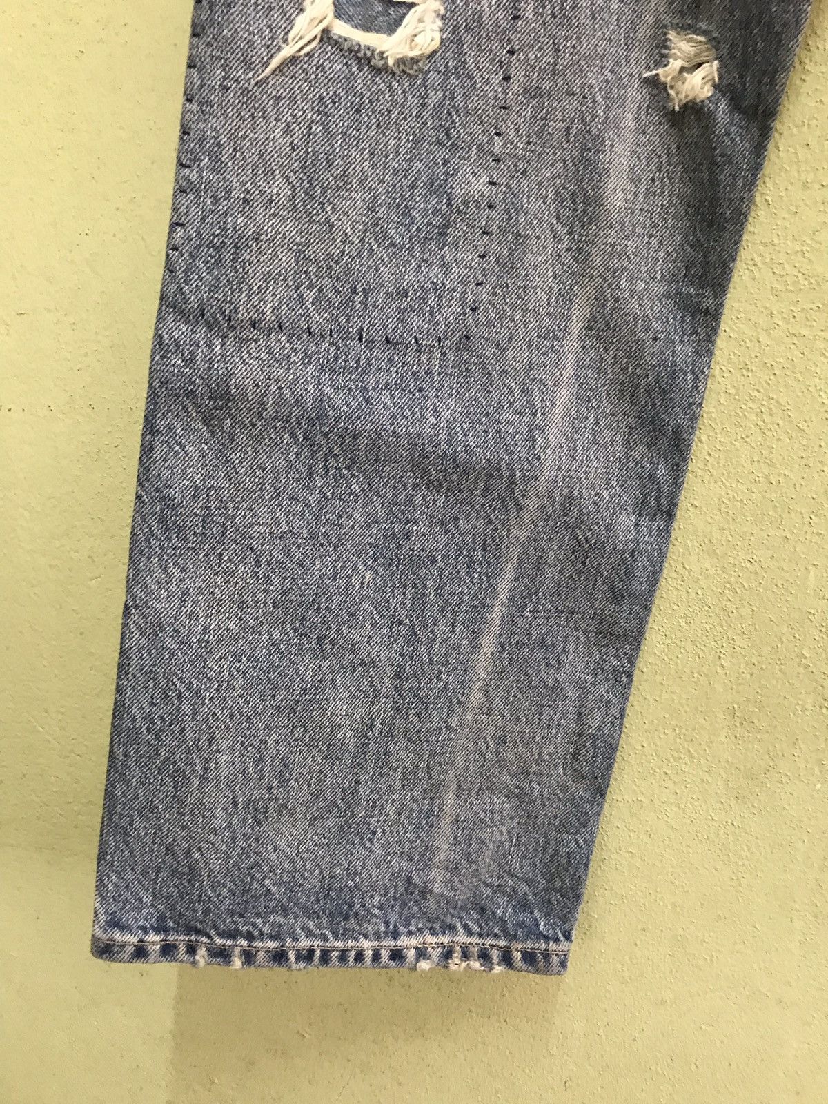 Japanese Brand Rna Slang Jeans Thrashed Punk Size US 33 - 14 Thumbnail