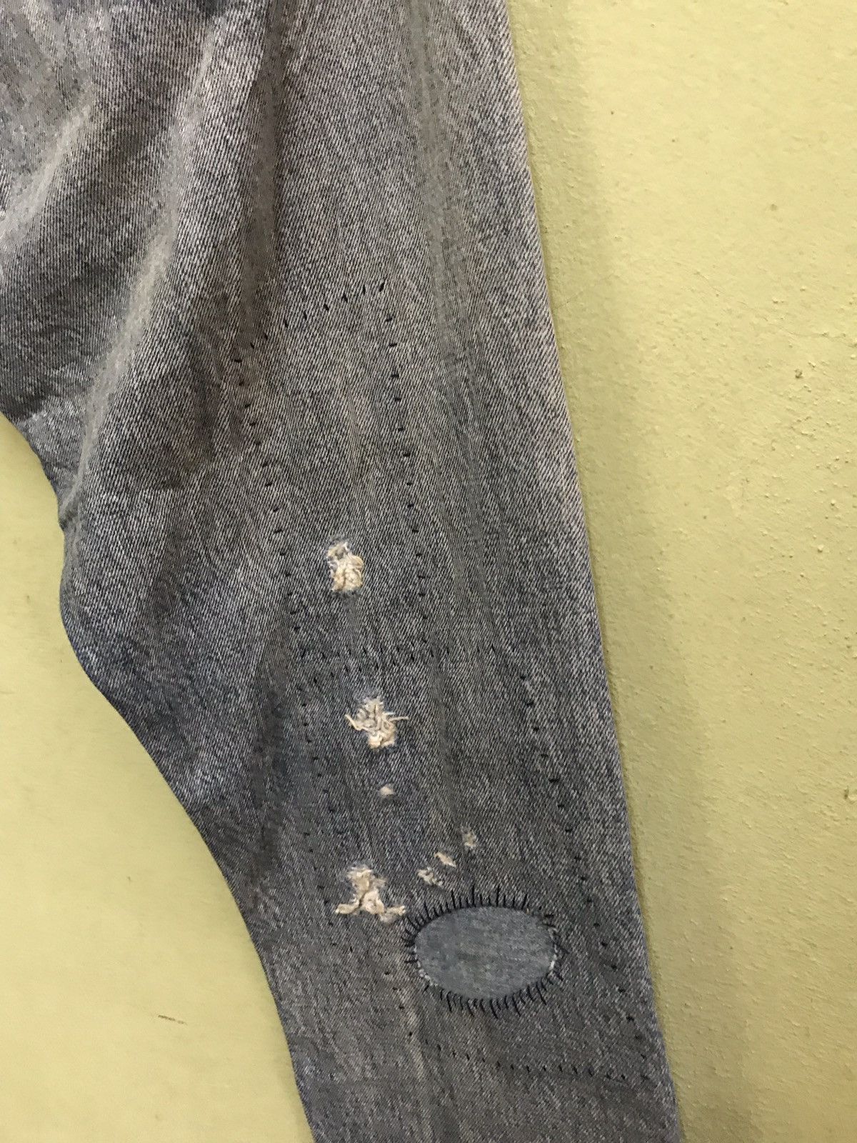 Japanese Brand Rna Slang Jeans Thrashed Punk Size US 33 - 9 Thumbnail