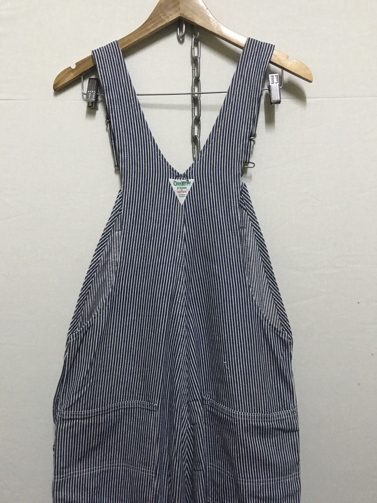 Oshkosh Vtg Osh Kosh Overalls Denim Jeans Size US 35 - 7 Thumbnail