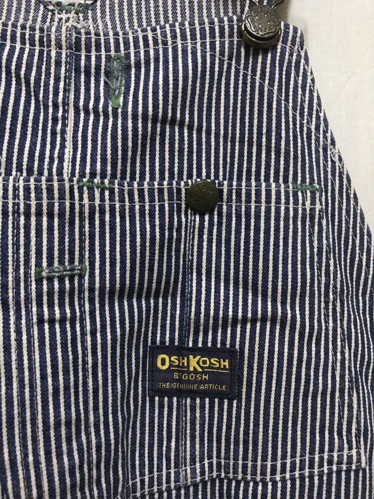 Oshkosh Vtg Osh Kosh Overalls Denim Jeans Size US 35 - 3 Thumbnail