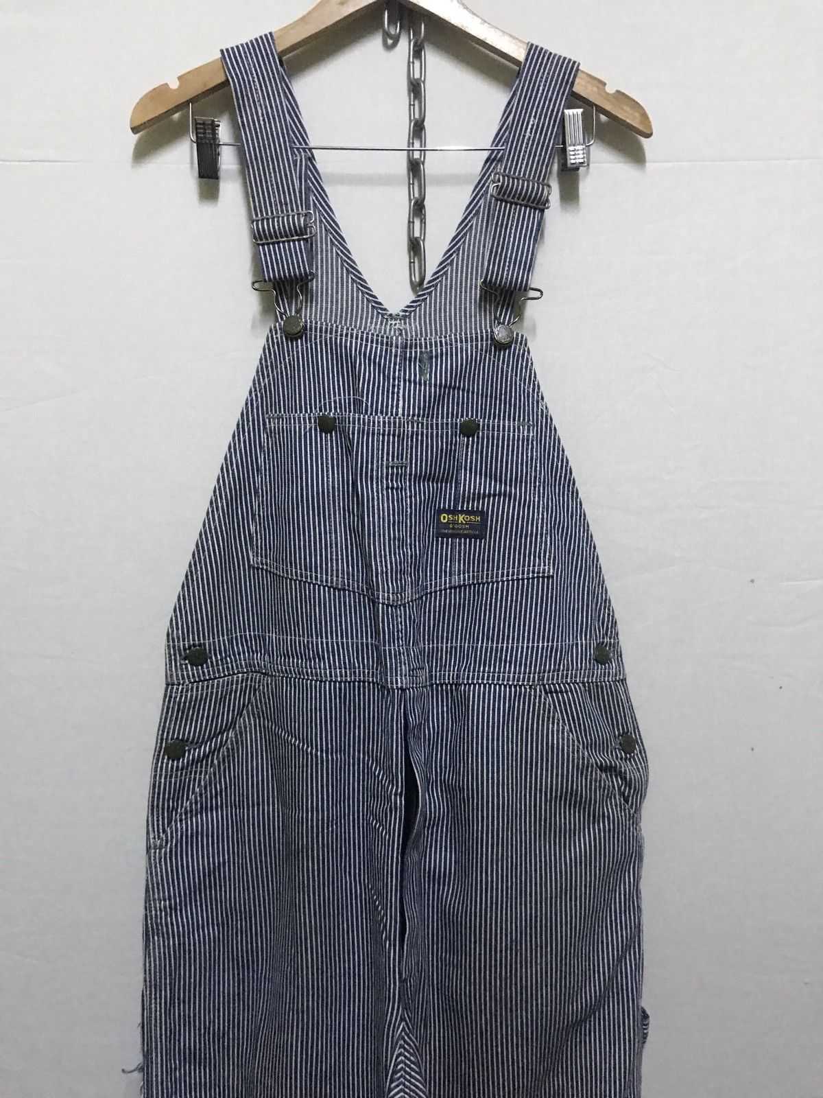 Oshkosh Vtg Osh Kosh Overalls Denim Jeans Size US 35 - 1 Thumbnail