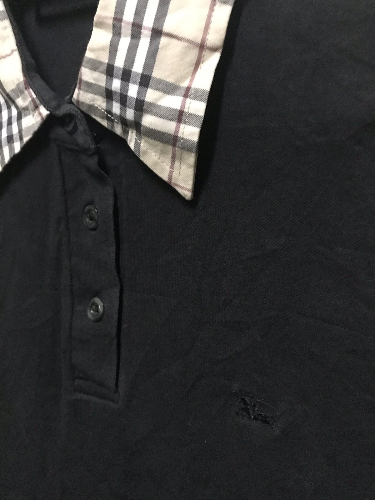 Burberry Burberry Noca Check Collar Polo Shirt Size L / US 10 / IT 46 - 2 Thumbnail