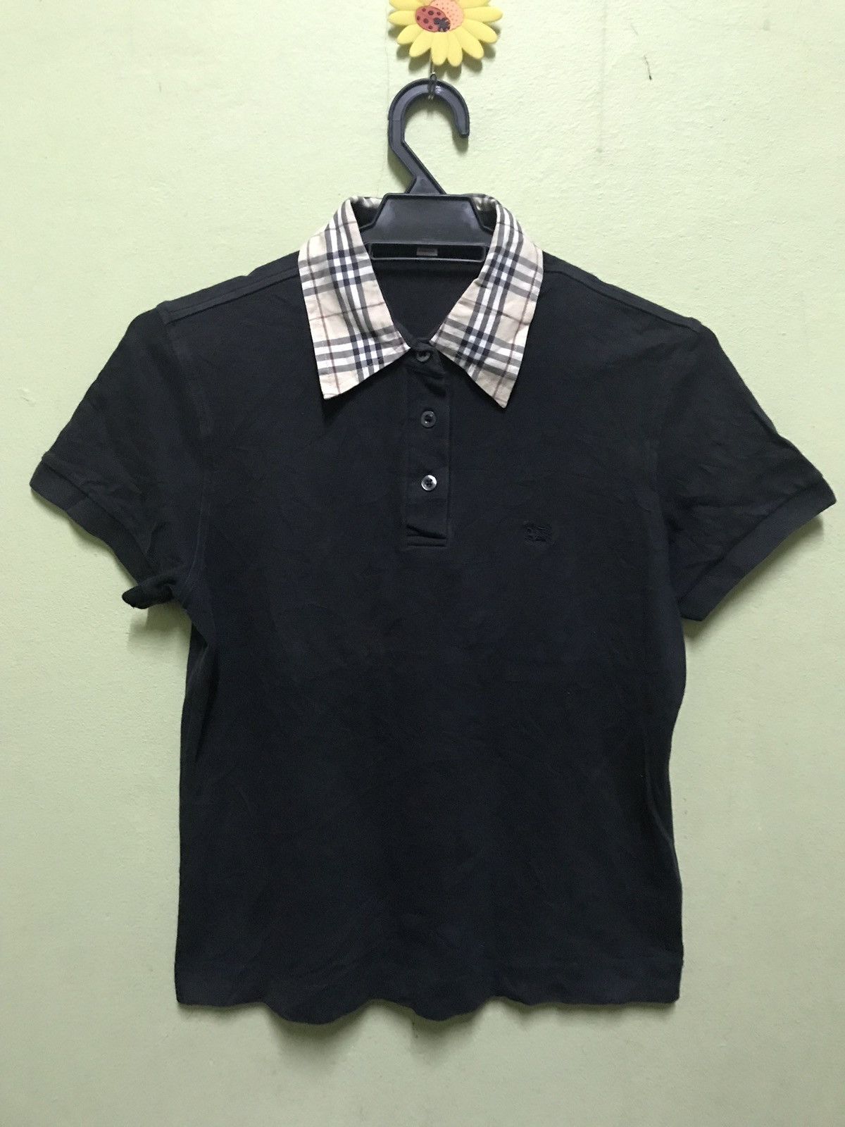 Burberry Burberry Noca Check Collar Polo Shirt Size L / US 10 / IT 46 - 1 Thumbnail