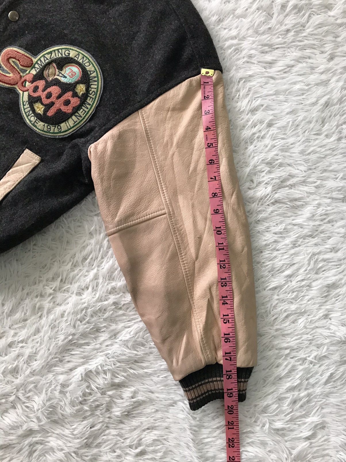 Japanese Brand × Vintage 💥Steals💥Vtg Scoop Varsity Jacket Made in Japan Size US M / EU 48-50 / 2 - 22 Thumbnail