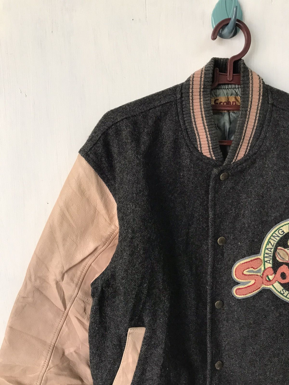 Japanese Brand × Vintage 💥Steals💥Vtg Scoop Varsity Jacket Made in Japan Size US M / EU 48-50 / 2 - 3 Thumbnail