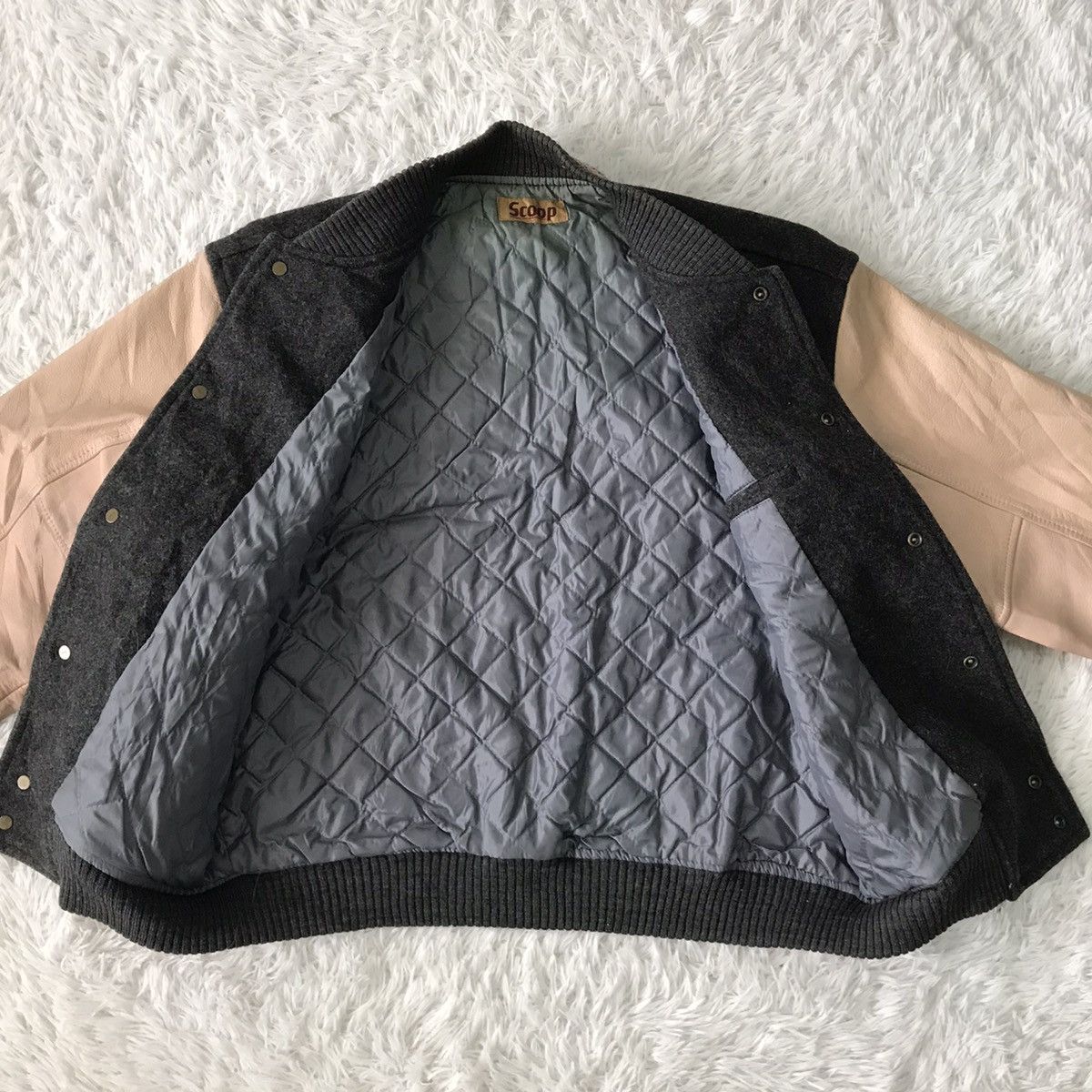 Japanese Brand × Vintage 💥Steals💥Vtg Scoop Varsity Jacket Made in Japan Size US M / EU 48-50 / 2 - 14 Thumbnail