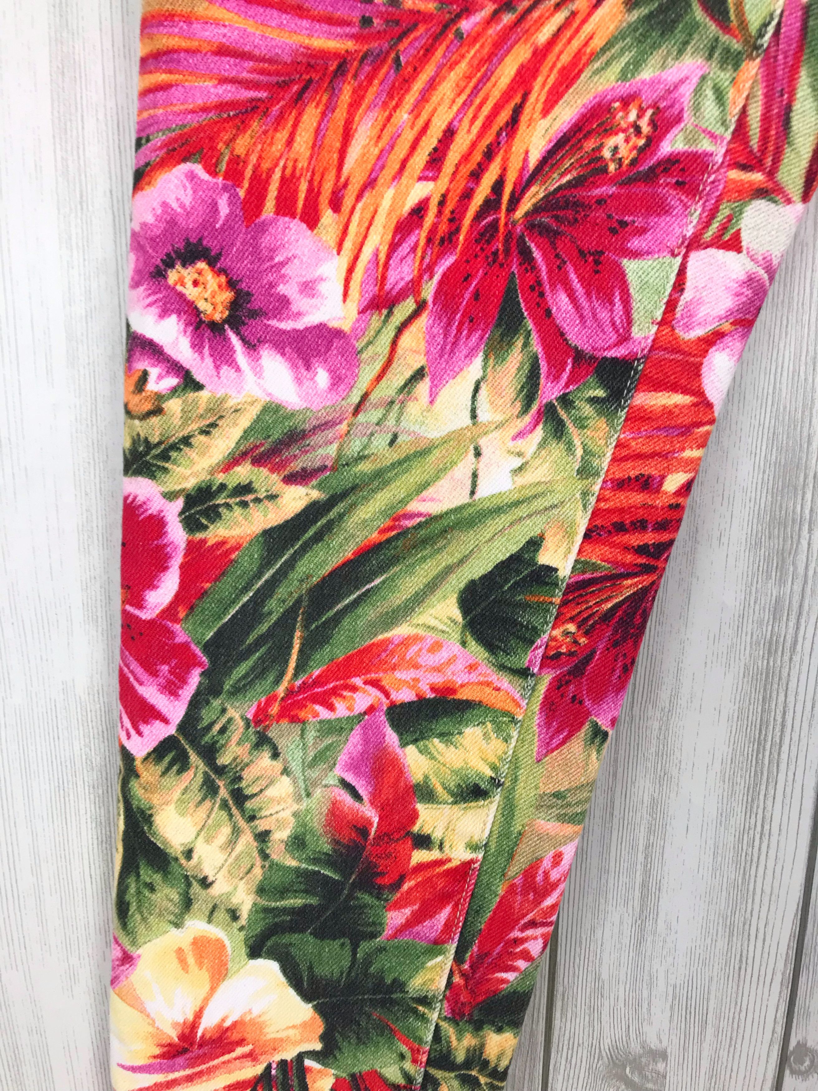 Denim & Supply Ralph Lauren DENIM & SUPPLY Ralph Lauren Floral Stretch Denim Jeans Size US 28 / EU 44 - 4 Thumbnail