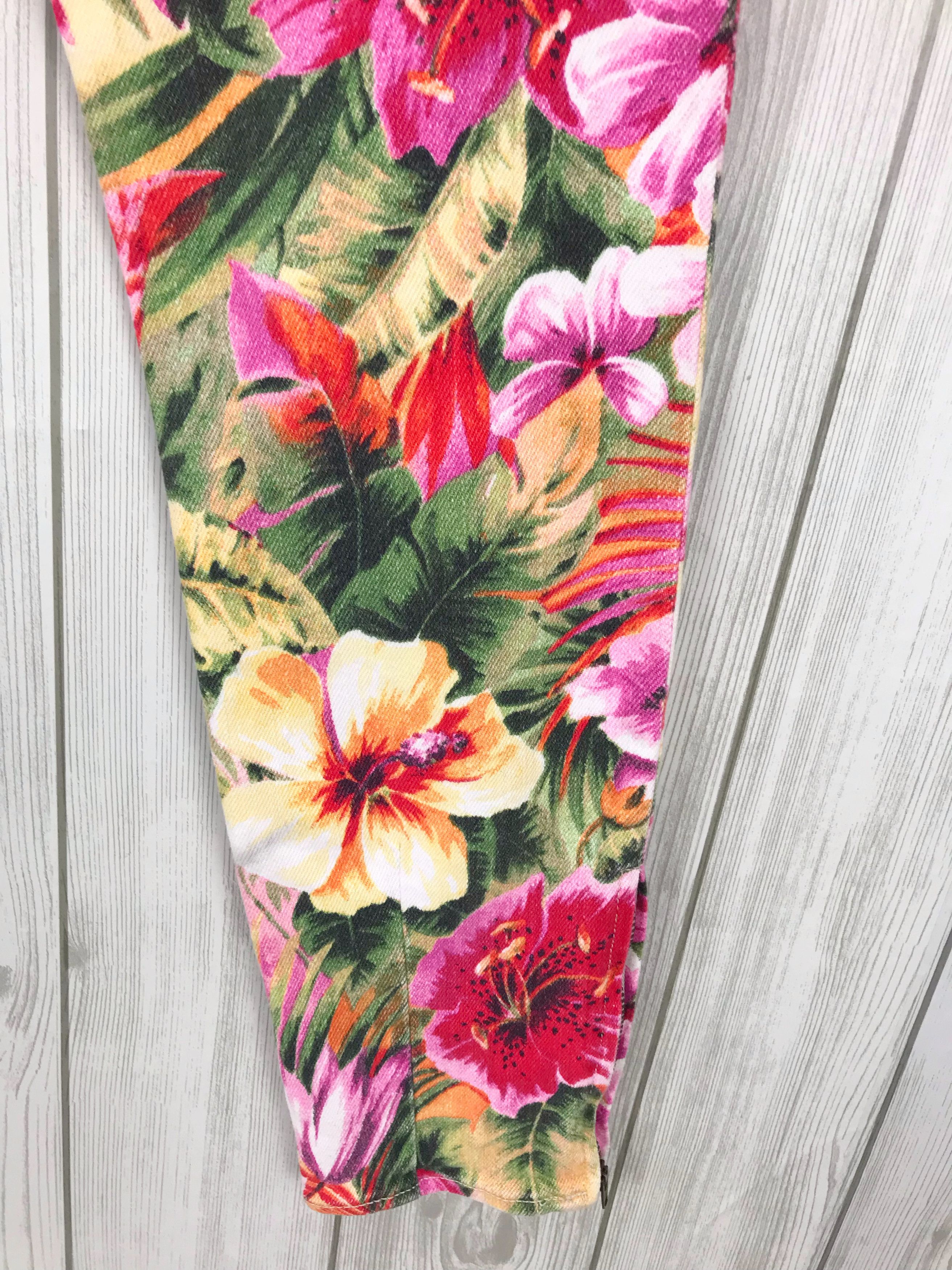 Denim & Supply Ralph Lauren DENIM & SUPPLY Ralph Lauren Floral Stretch Denim Jeans Size US 28 / EU 44 - 14 Thumbnail