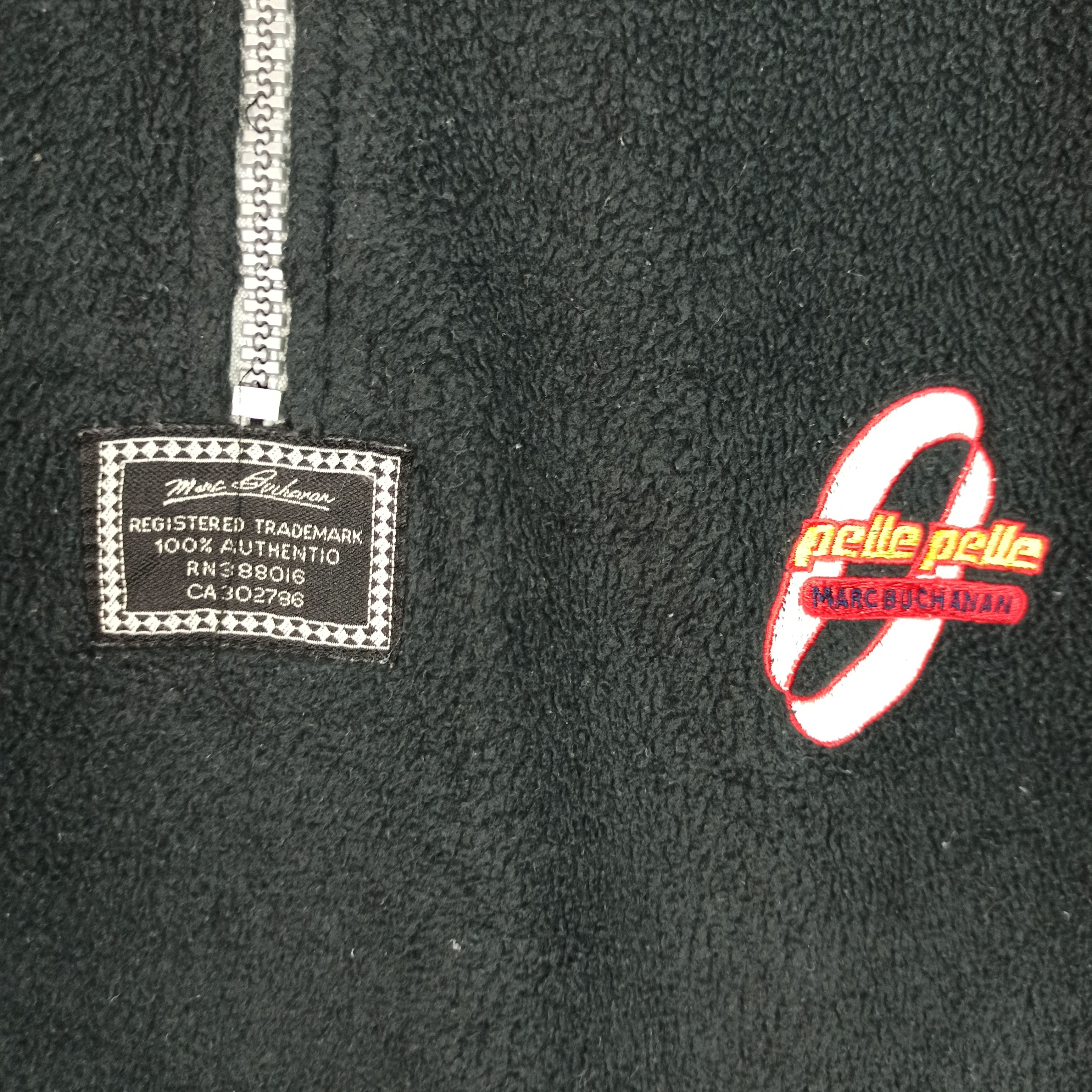 Marc Buchanan Rare Pelle Pelle Marc Buchanan Fleece Jacket Half Zipper Size US M / EU 48-50 / 2 - 3 Thumbnail