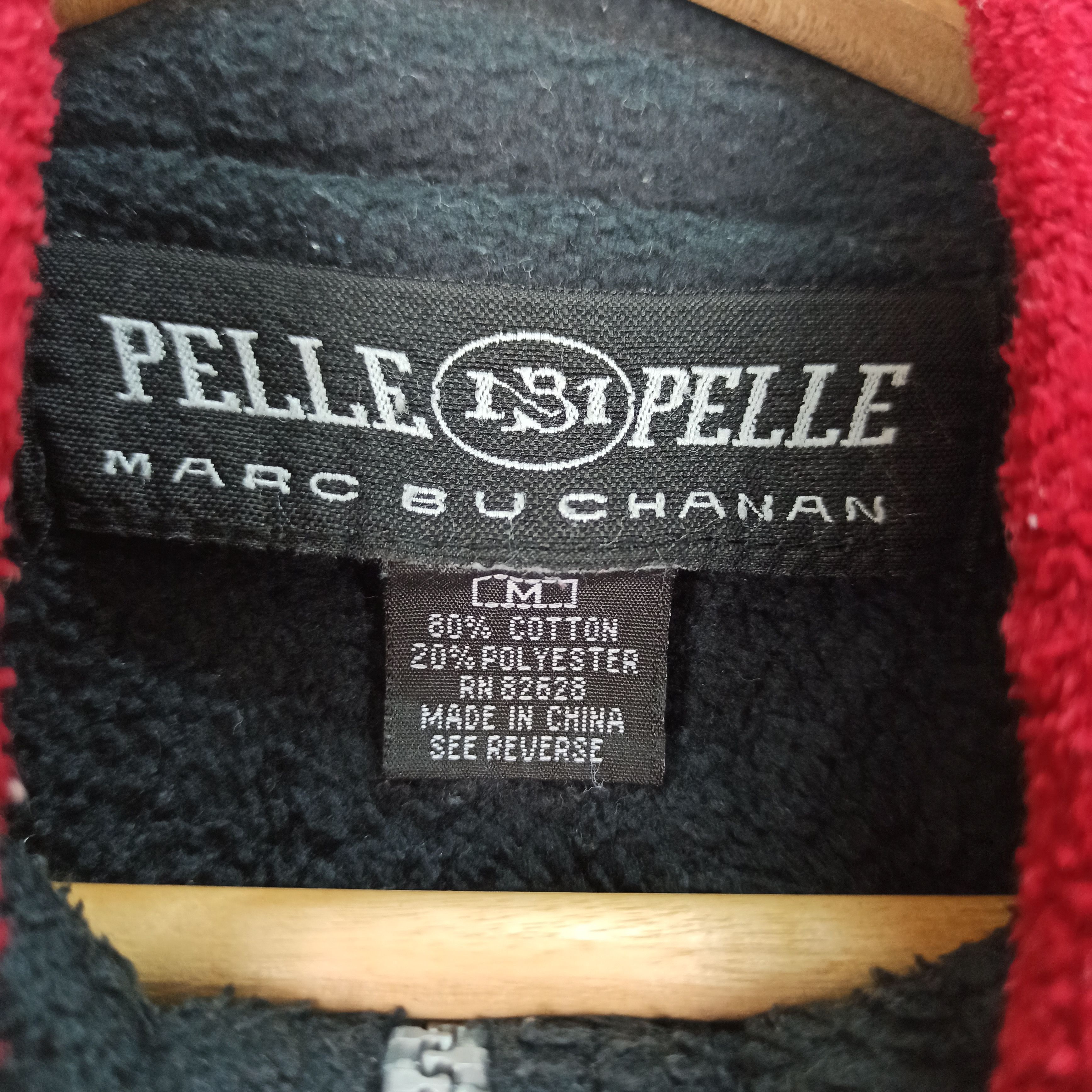 Marc Buchanan Rare Pelle Pelle Marc Buchanan Fleece Jacket Half Zipper Size US M / EU 48-50 / 2 - 11 Thumbnail