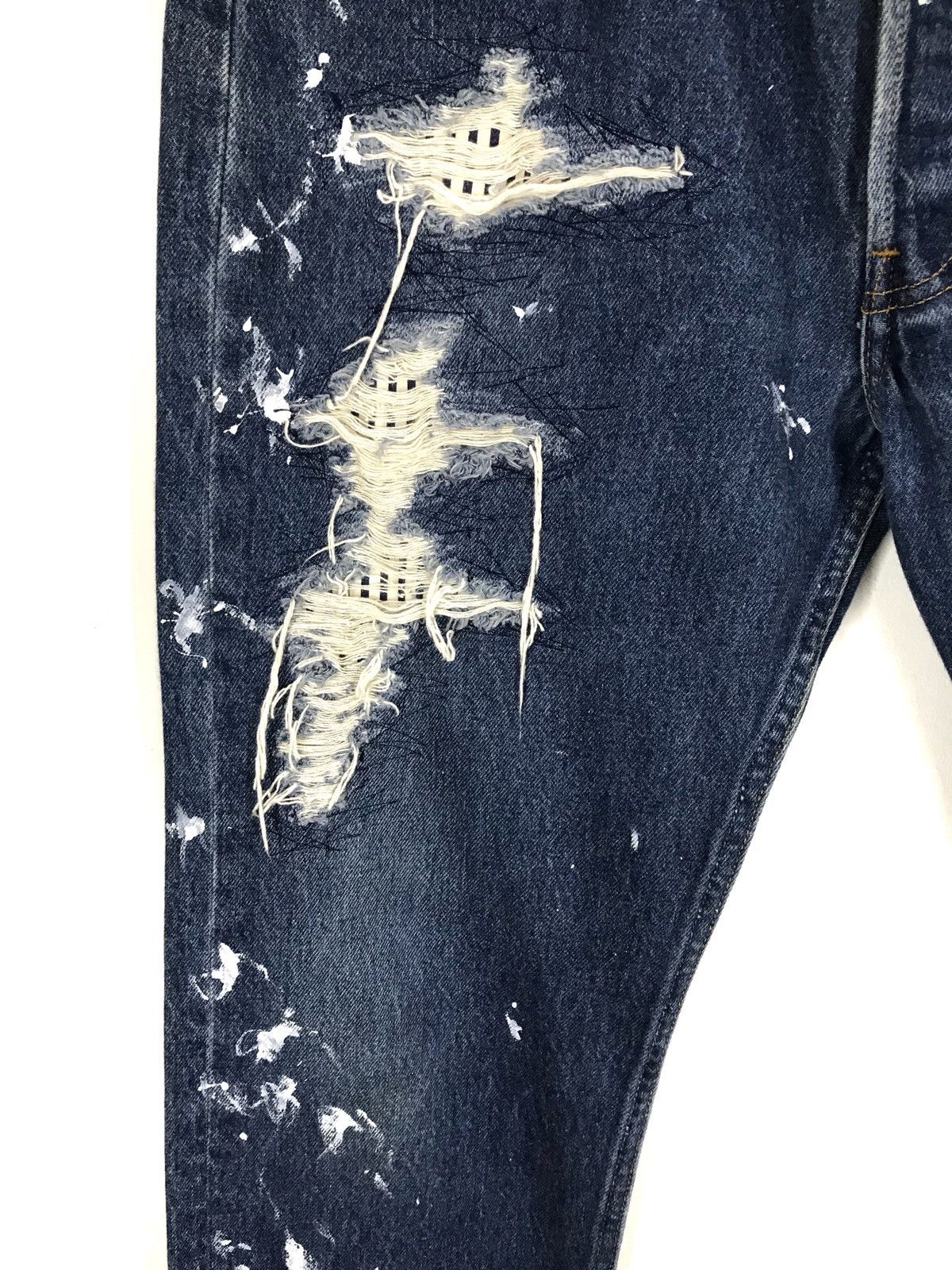 Levi's Vintage LEVIS 501 LVC Painter Distressed Jeans Size US 34 / EU 50 - 5 Thumbnail