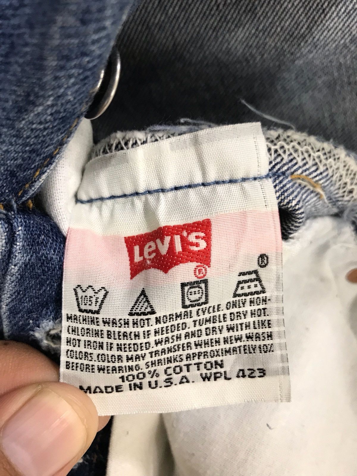 Levi's Vintage LEVIS 501 LVC Painter Distressed Jeans Size US 34 / EU 50 - 15 Thumbnail