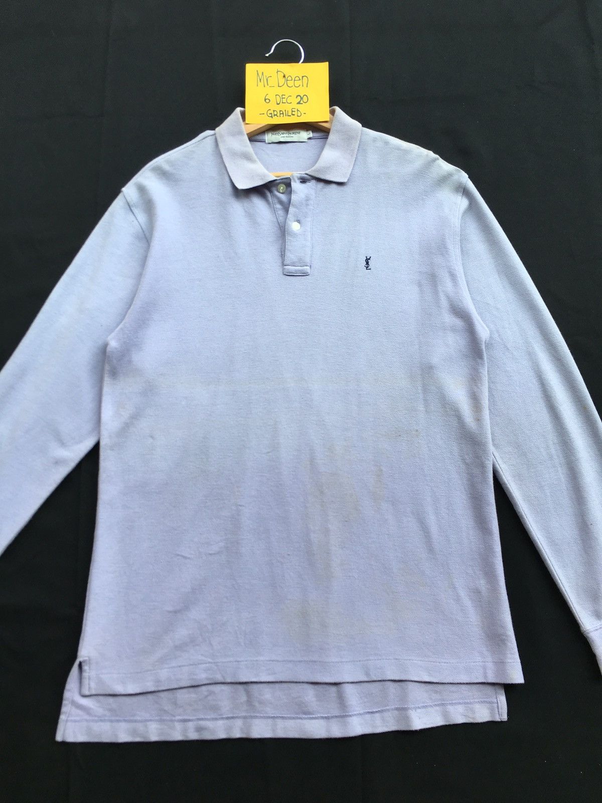 Yves Saint Laurent Vintage Yves Saint Laurent YSL Small Logo Polo Longsleeve Size US M / EU 48-50 / 2 - 5 Thumbnail